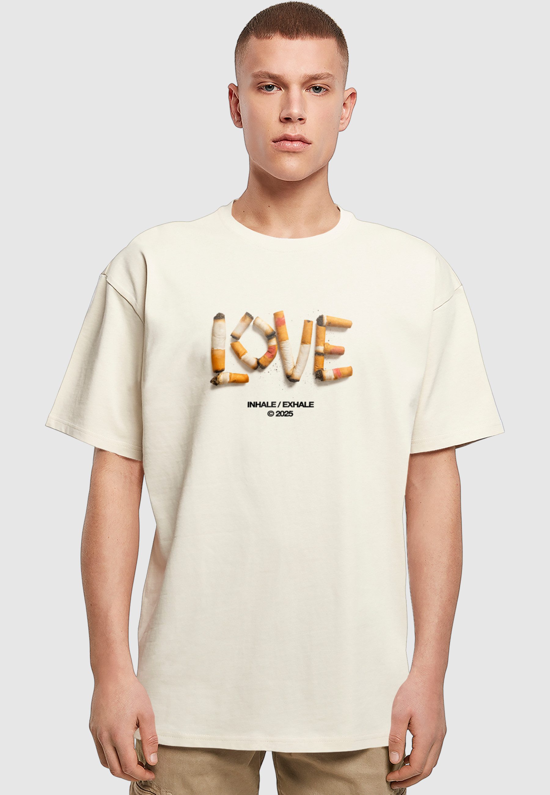 Upscale by Mister Tee T-Shirt Upscale by Mister Tee Inhale Heavy Oversize Tee (1-tlg)