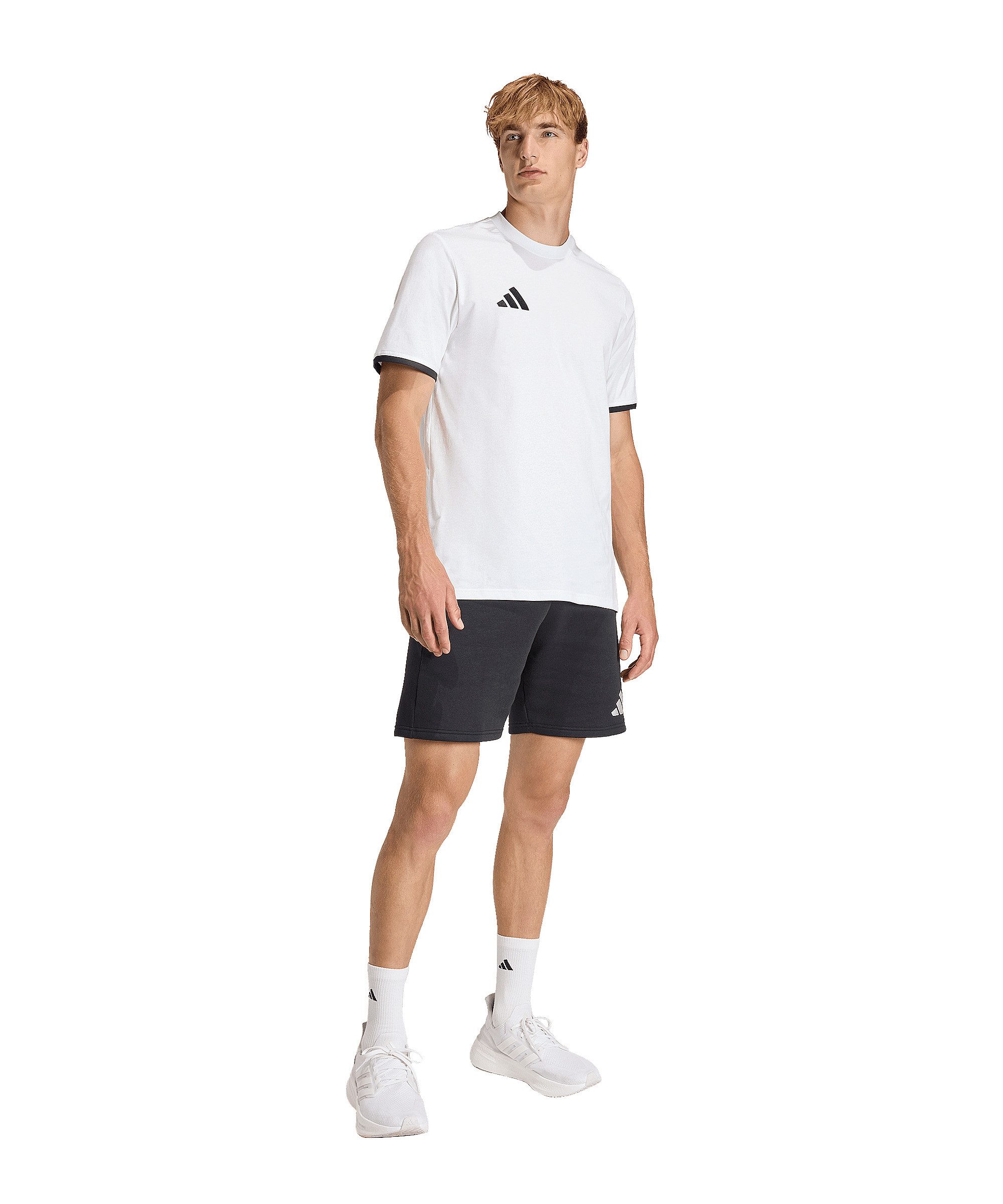adidas Performance T-Shirt adidas Performance Entrada 26 T-Shirt Weiß Baumwolle – Bild 3 von 5