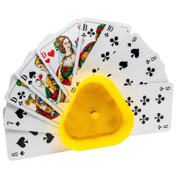 Otto Simon Spiel, Gesellschaftsspiel, für Kartenspiel 4er Set Kartenhalter Spielkartenhalter für je 35 Spielkarten, hält bis 35 Spielkarten