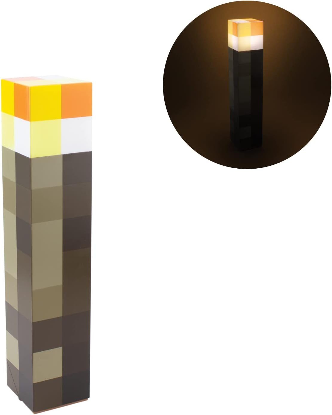 Paladone Dekolicht Minecraft Fackel-Licht, LED fest integriert, 2 Lichtmodi