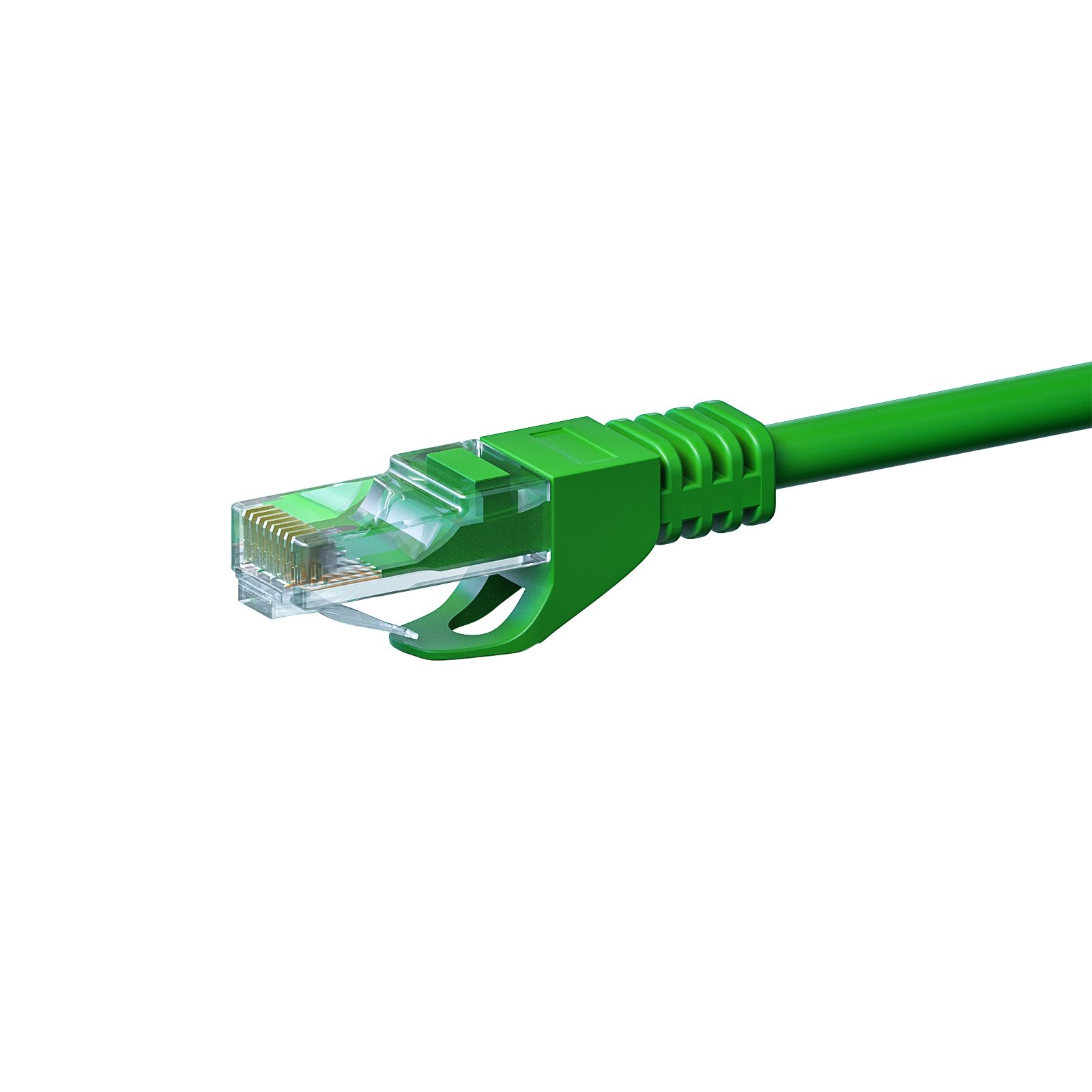 Danicom CAT 6 Netzwerkkabel U/UTP - 0,25 Meter - Grün - CCA Netzwerkkabel, RJ45, RJ45 (25 cm), Cat6, CCA