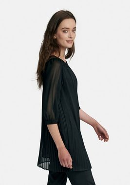 Uta Raasch Kurzarmbluse Pleated blouse with 3/4-length sleeves .