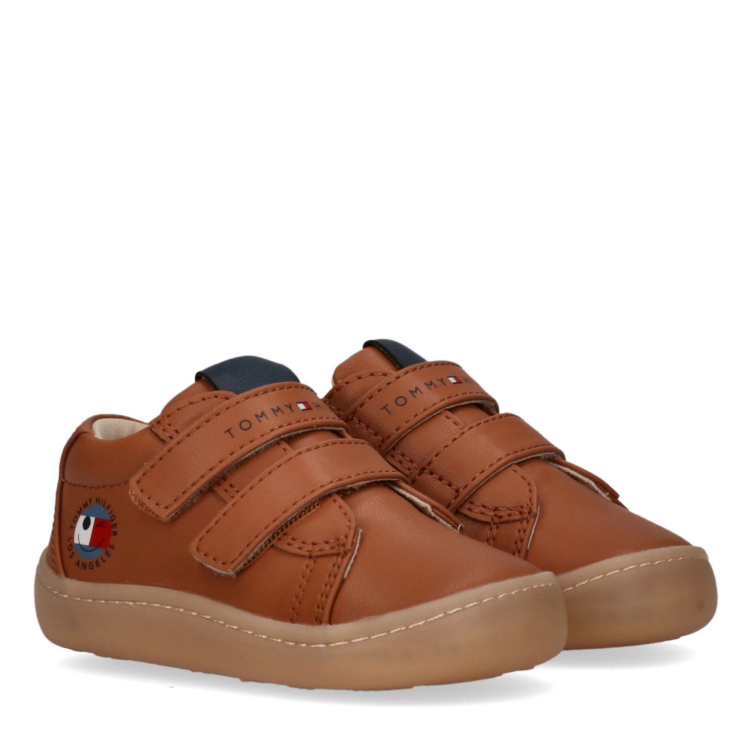 Tommy Hilfiger Lauflernschuh Barfußschuh, Halbschuh, Klettschuh mit Logoschriftzug