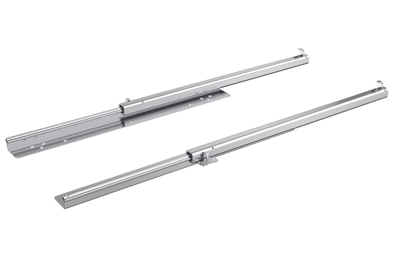 Hettich Möbelbeschlag Quadro 40HB/3 Teilauszug 455-680mm für Bodenmontage