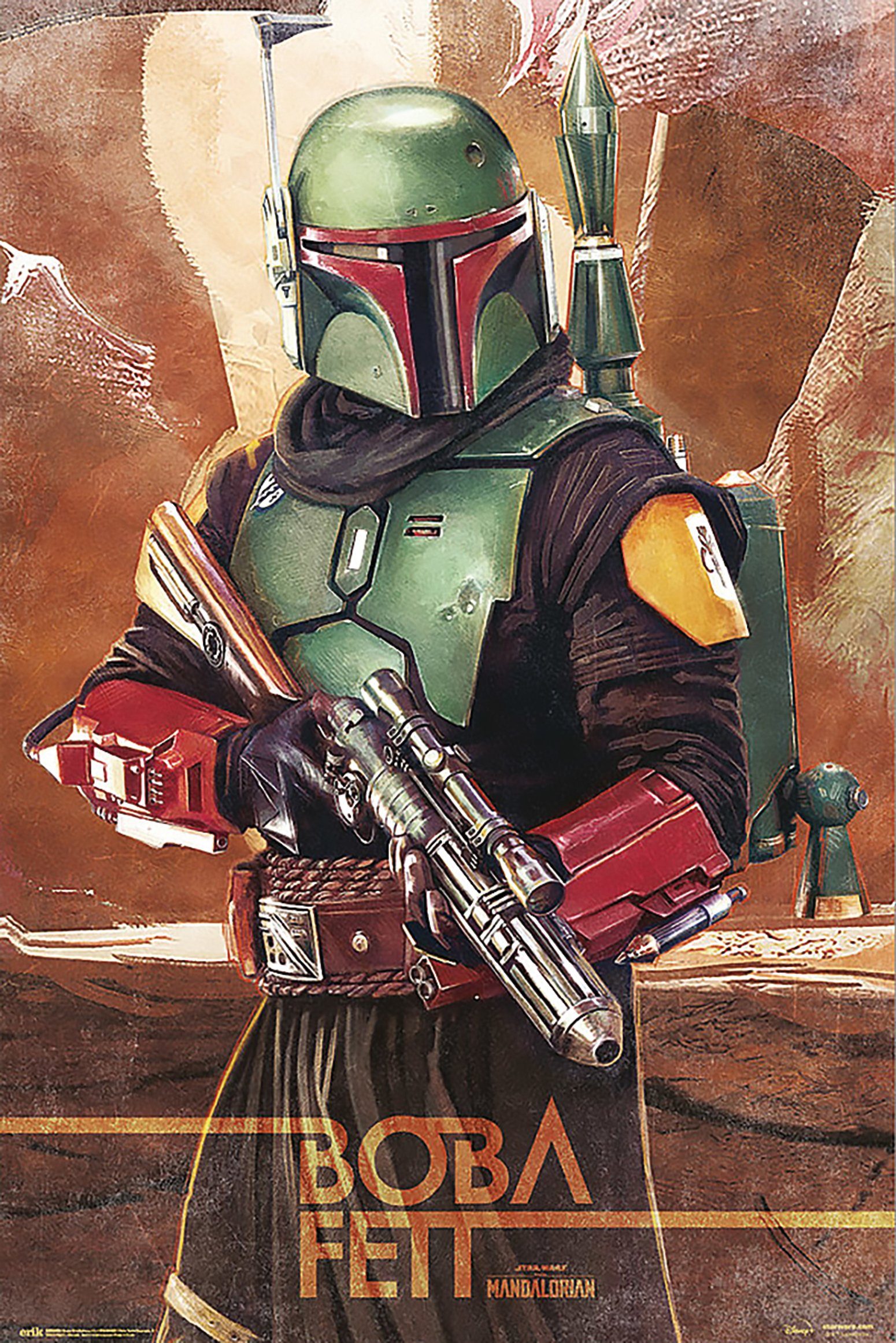 Grupo Erik Poster The Mandalorian Poster Boba Fett 61 x 91,5 cm