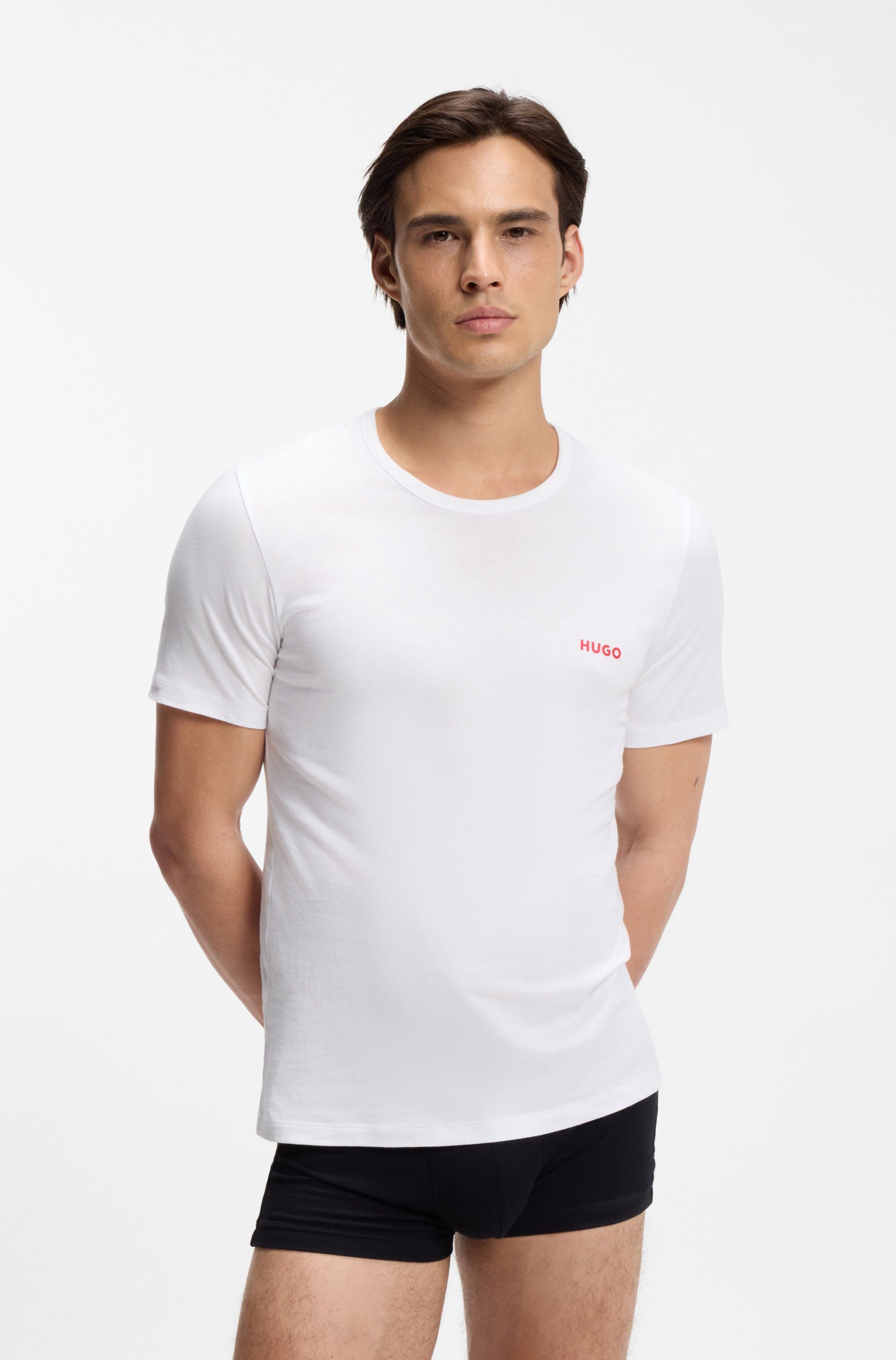 HUGO T-Shirt RN TRIPL (Packung, 3-tlg) mit Rundhalsausschnitt günstig online kaufen