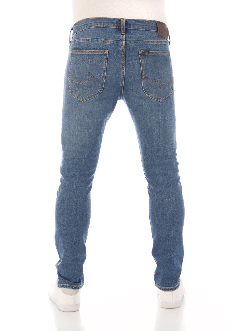 Lee® Tapered-fit-Jeans Herren Jeanshose mit Blue Fit Denim Tapered Stretch (LSS2HDPD3) Hose Luke Slim Used