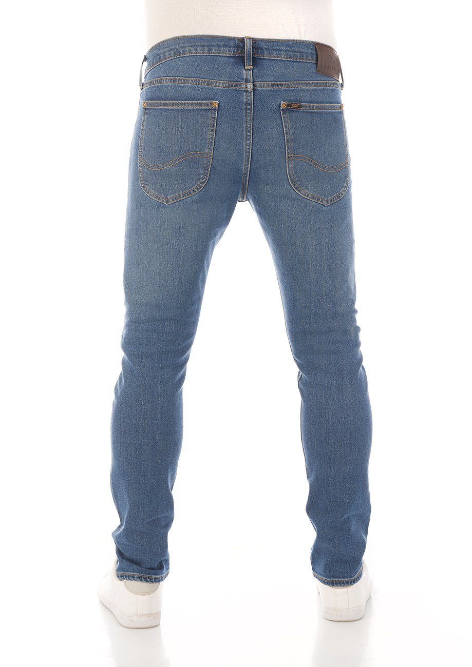 Herren Jeanshose Fit (LSS2HDPD3) Luke Blue Tapered-fit-Jeans Denim Tapered Used mit Slim Lee® Hose Stretch