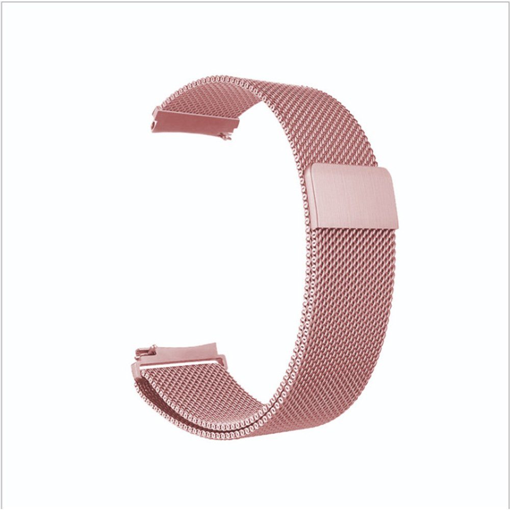 GelldG Uhrenarmband Armband Metall Samsung Watch Edelstahl Rosa Galaxy Mesh kompatibel mit 5/4