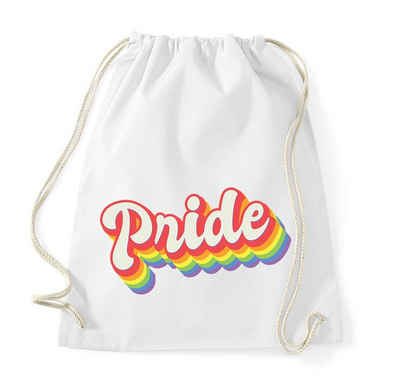 Youth Designz Turnbeutel PRIDE Baumwolle Tasche, mit trendigem Logo Aufdruck