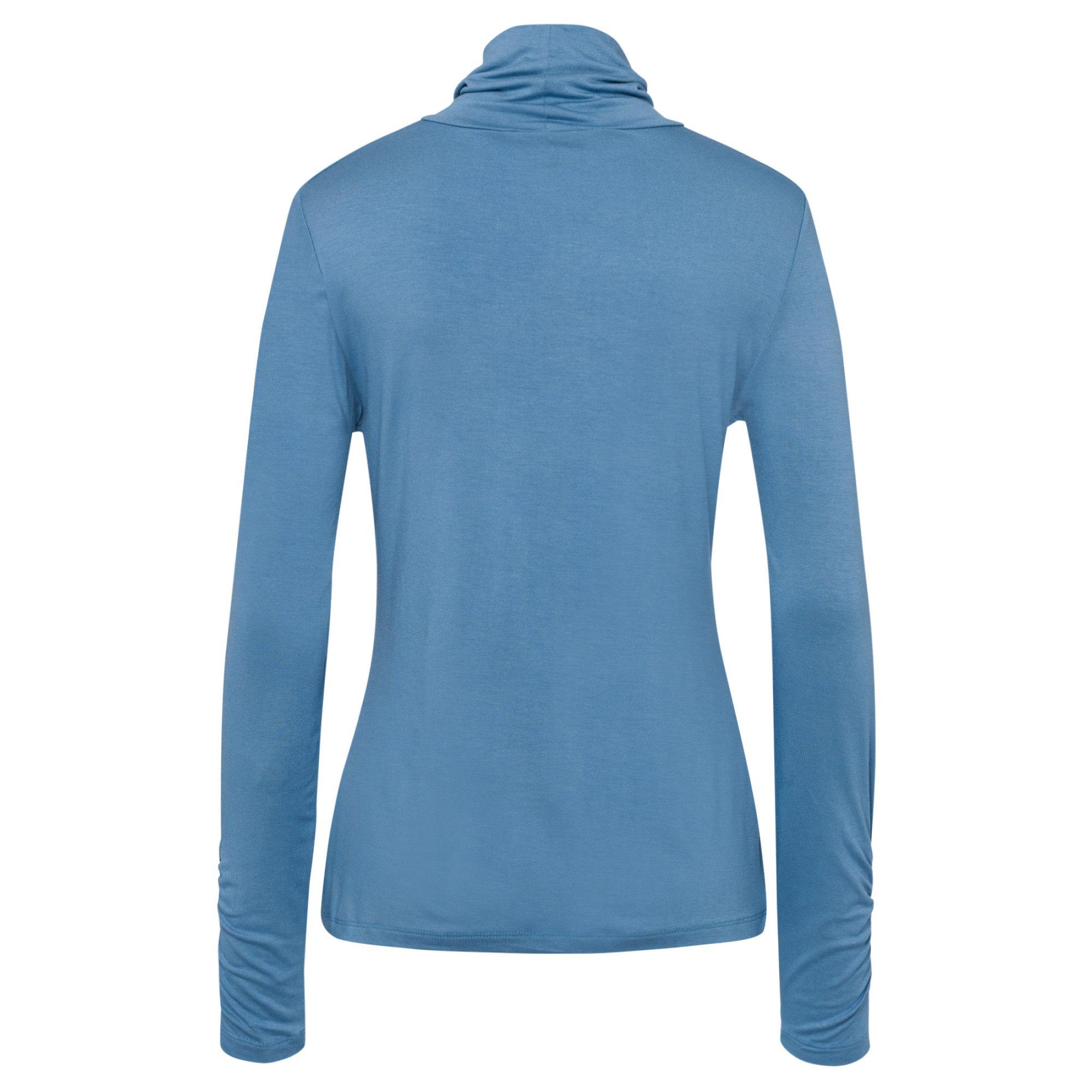 MORE&MORE Rollkragenpullover Shirtrolli beige