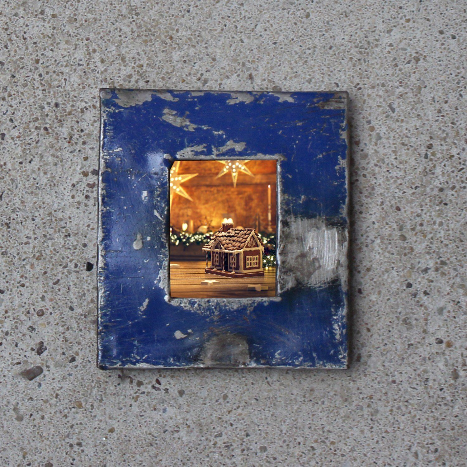 Metallfässern Passbilder für mitienda blau Bilderrahmen aus Bilderrahmen