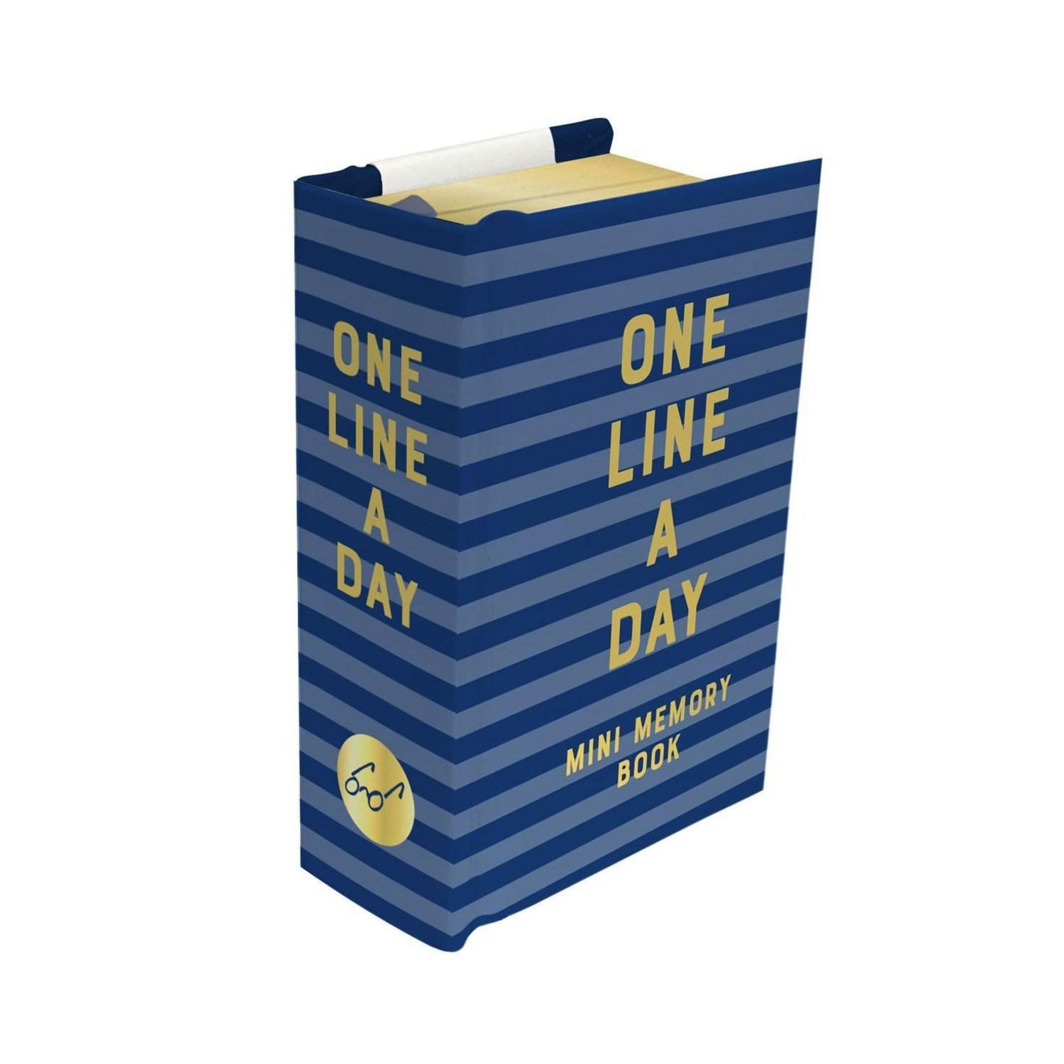 Navy Stripes Mini One Line a Day / Chronicle Books