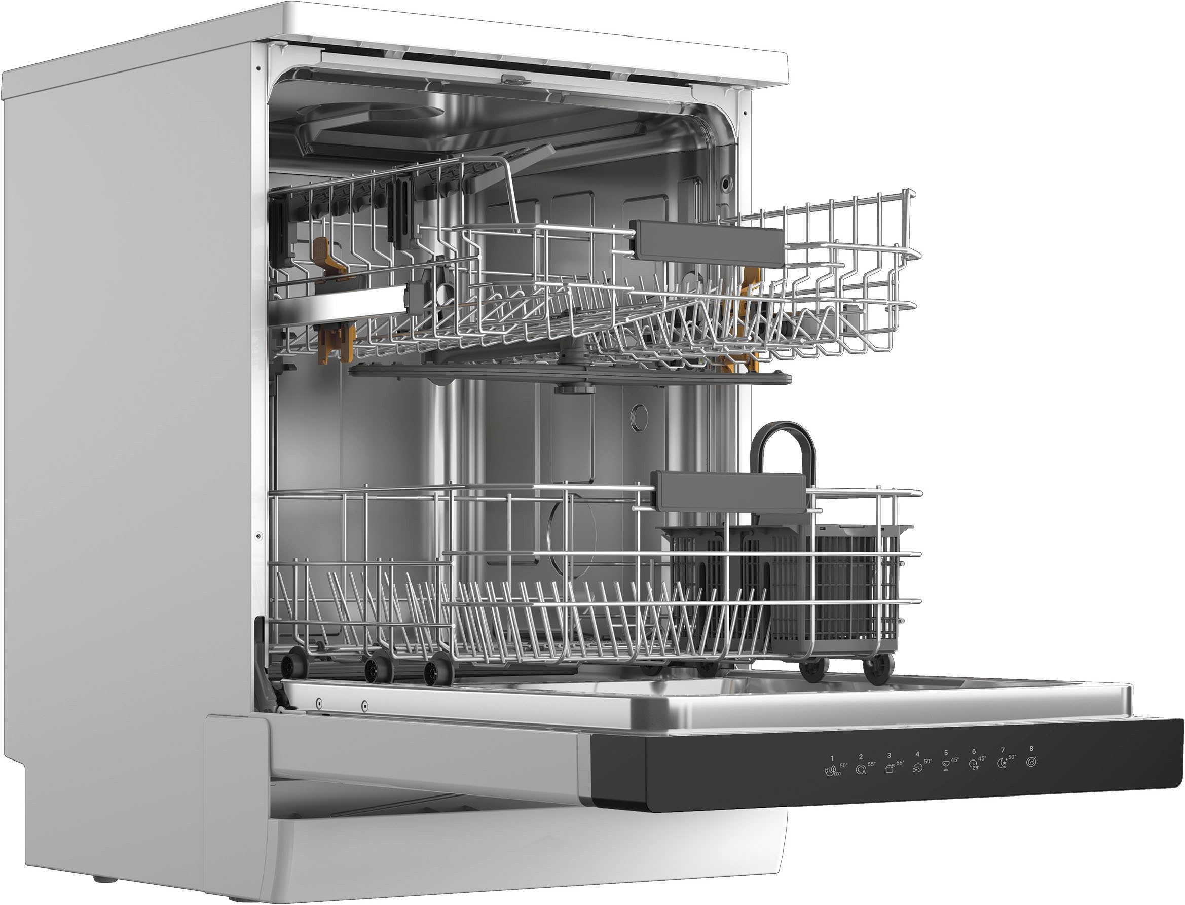 BAUKNECHT Standgeschirrspüler OBFC Ecostar2 5320, 8,9 l, 14 Maßgedecke, Glass Care – schonende Reinigung für empfindliche Gläser – Bild 3 von 5