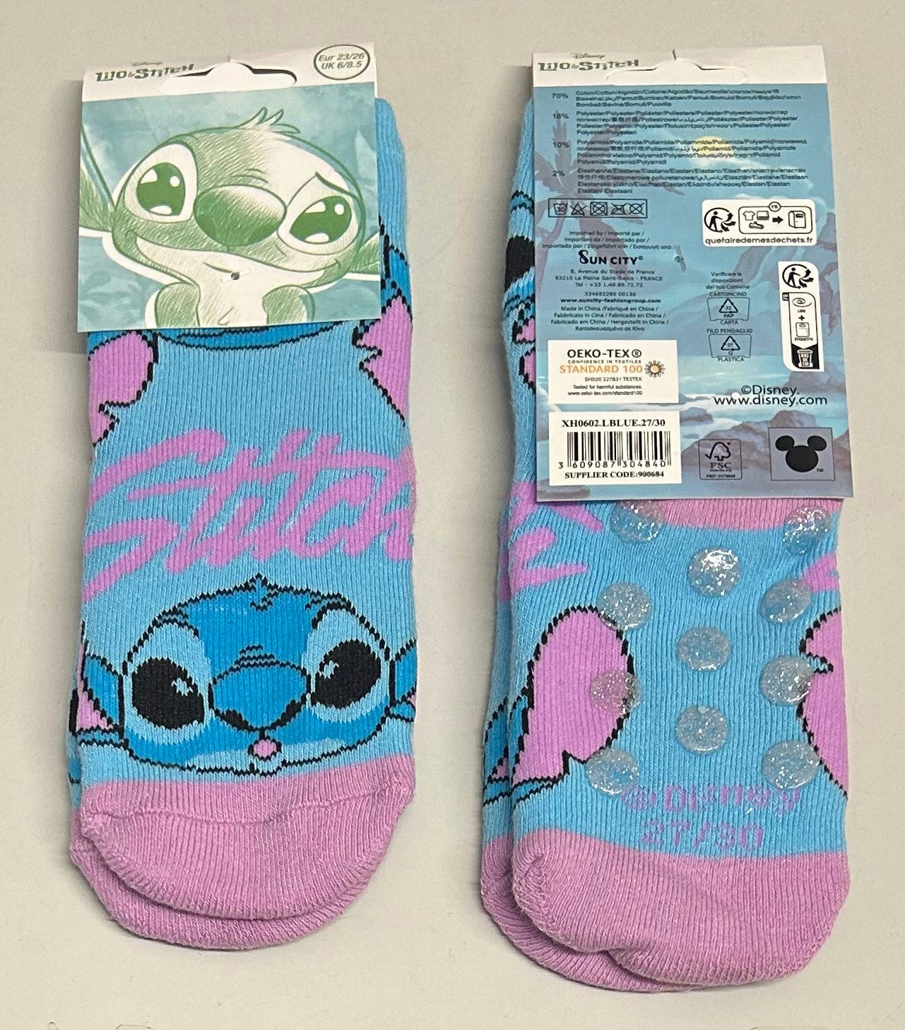 ABS-Socken Lilo & Stitch ABS Antirutsch Stoppersocken Rutschfeste Socken Strümpfe