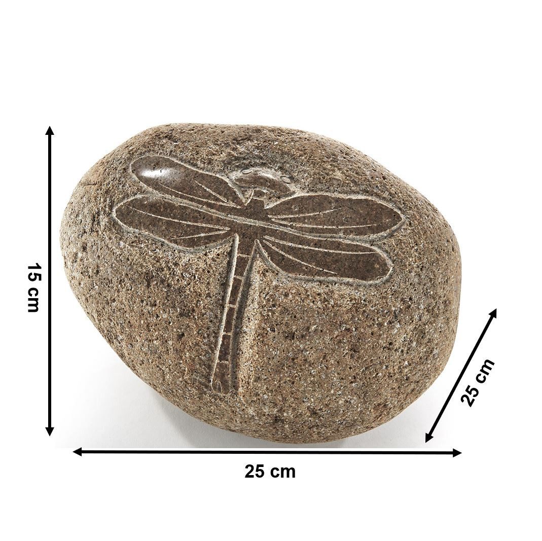 Kobolo Dekoobjekt Dekostein DRAGONFLY aus Naturstein (1 St) – Bild 3 von 5