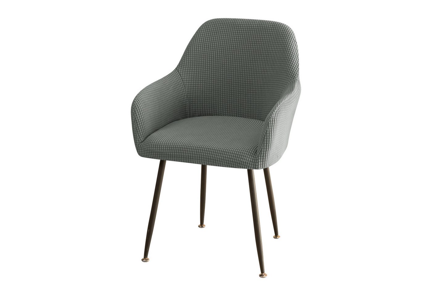 Zyronn Stuhlhusse Stretch Stuhlhussen-Bezüge Mit Armlehne, Stuhlhusse