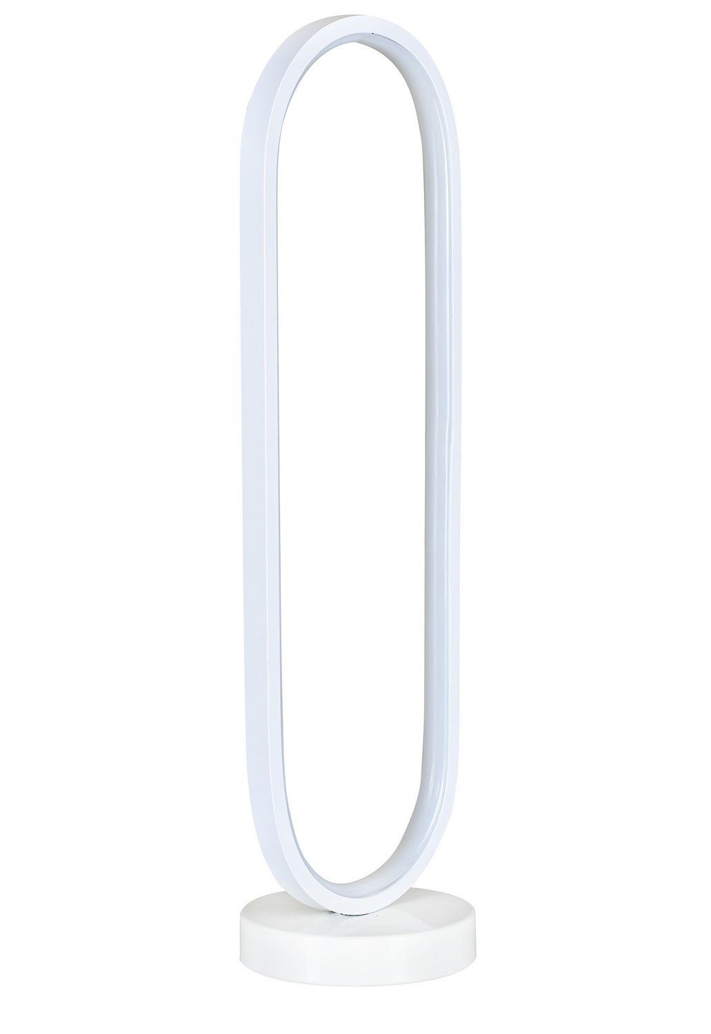 Feldmann-Wohnen Tischleuchte weiß Orbitae, 16x12x47cm, LED-Streifen Multicolor