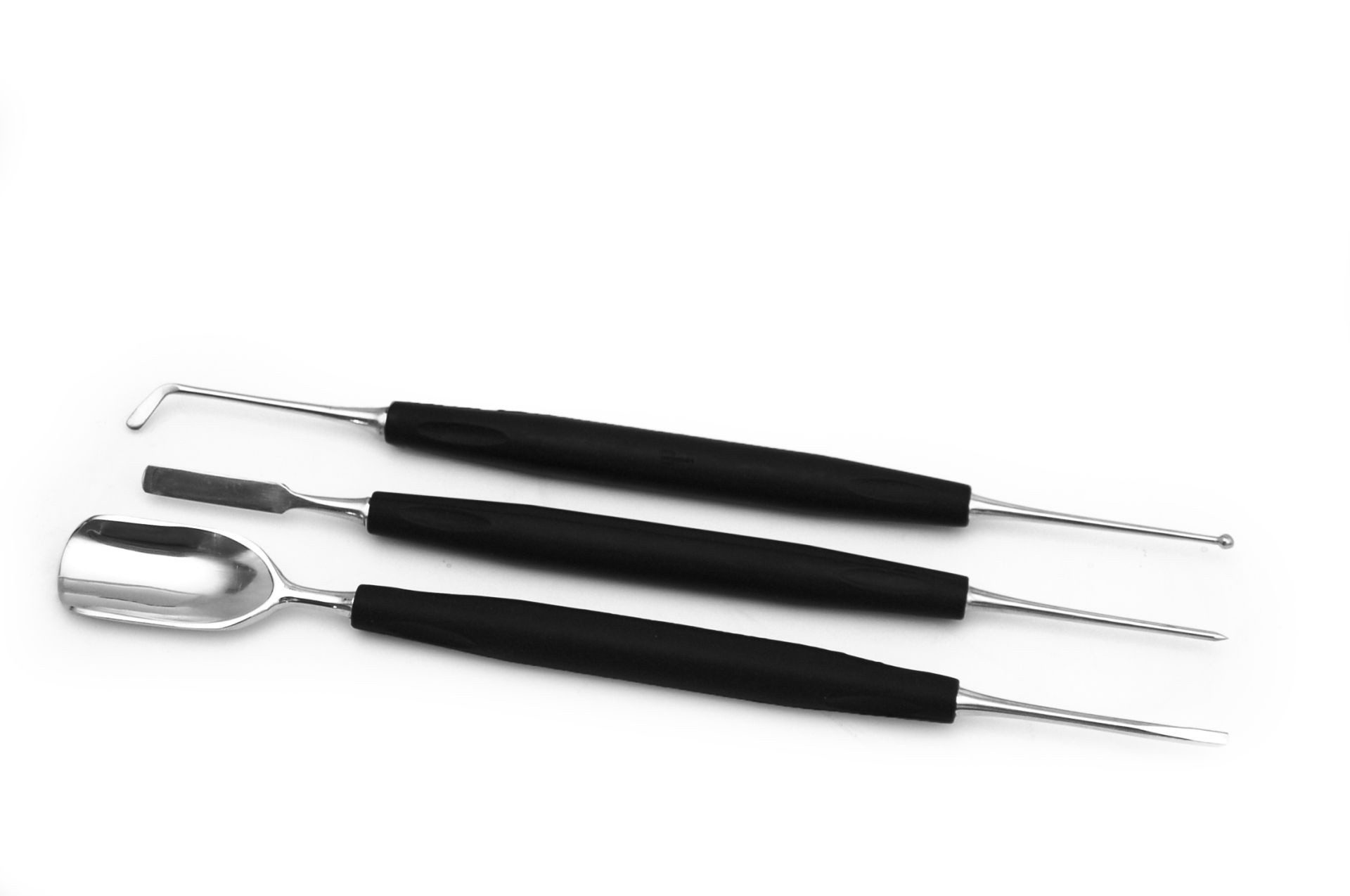 JOEFREX Barista-Set Latte Art Besteck 3 Stifte/6 Funktion Edelstahl Silikongriff