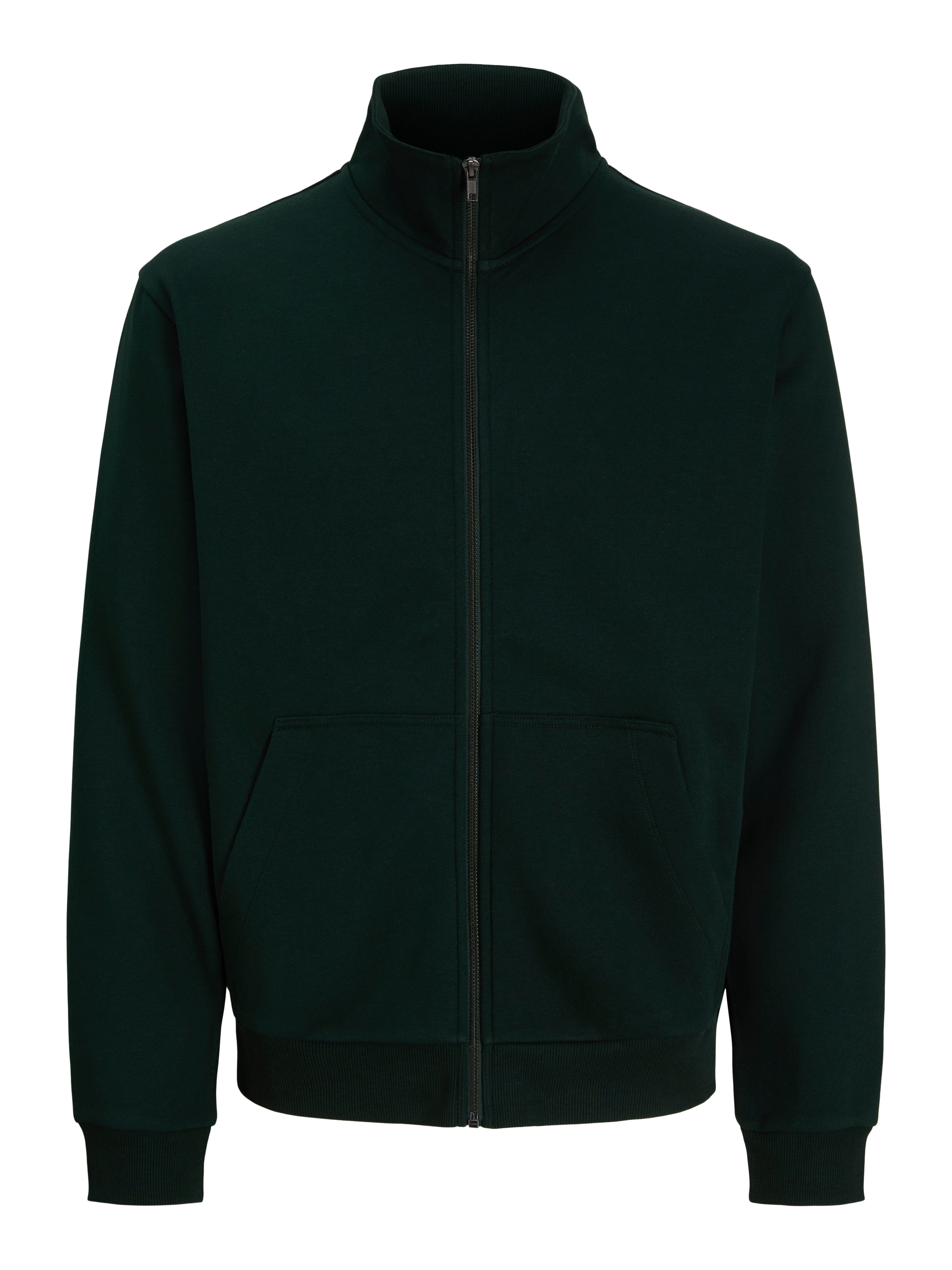 Jack & Jones Sweatjacke JJEBRADLEY SWEAT ZIP HN NOOS Materialmix, regular fit – Bild 5 von 5