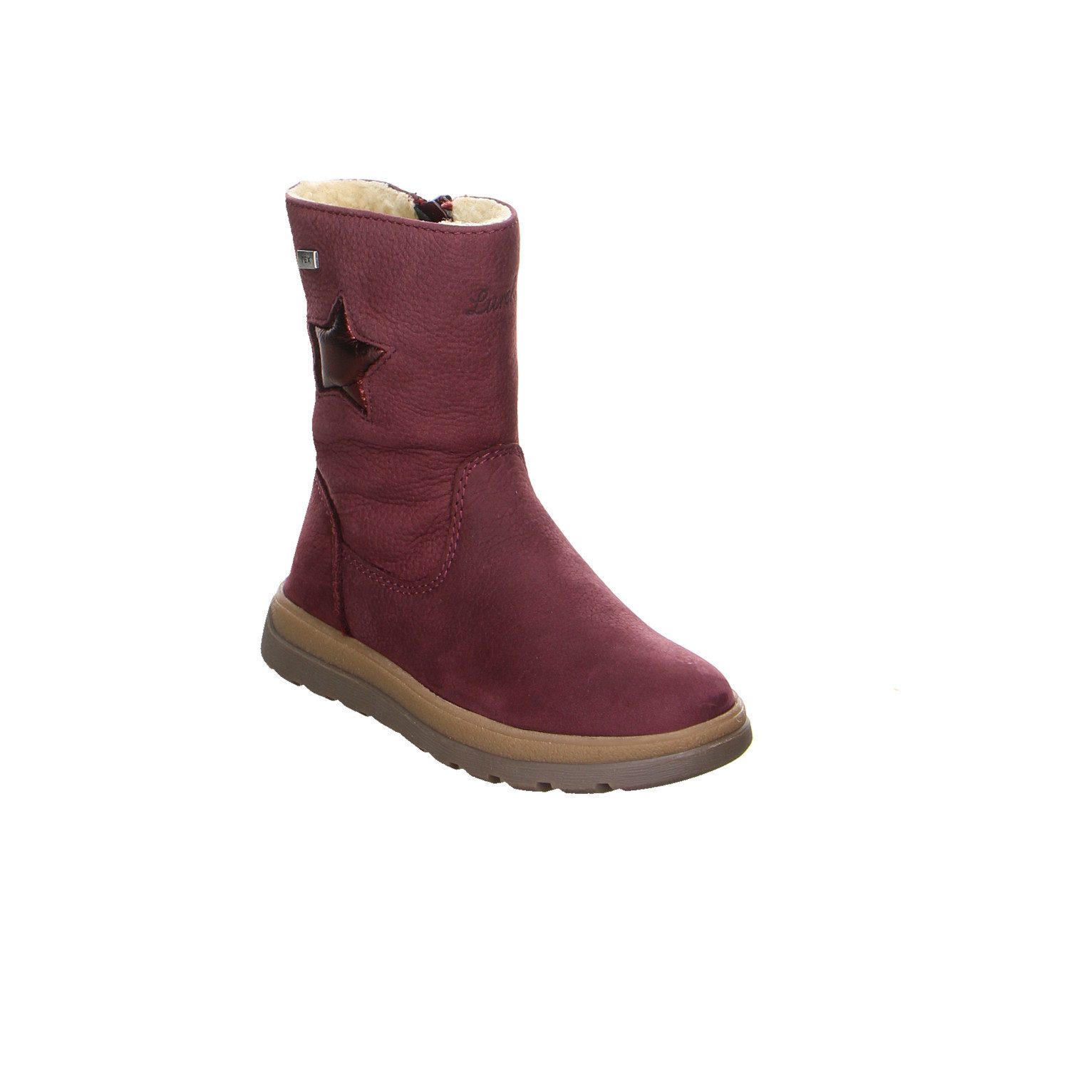 Lurchi Lurchi Nubuk Klettstiefel Winter Mädchen blau Winterstiefelette