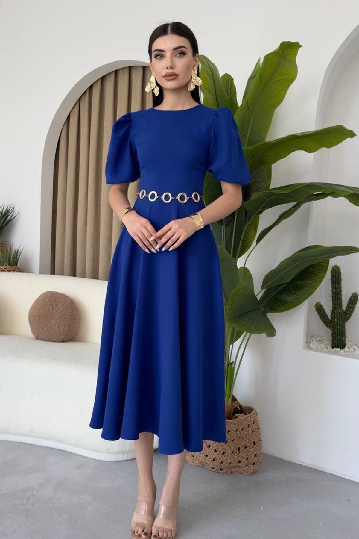 WOMAN VISION Minikleid Schwarzes Atlas-Stoff Prinzessin günstig online kaufen