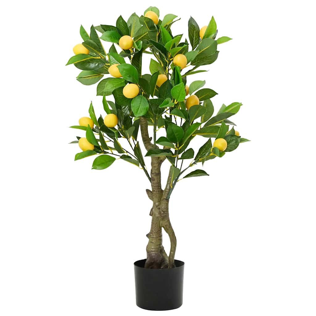 Kunstbaum Zitronenbaum Künstlich 234 Blätter 90 cm Grün, vidaXL, Höhe 90 cm günstig online kaufen