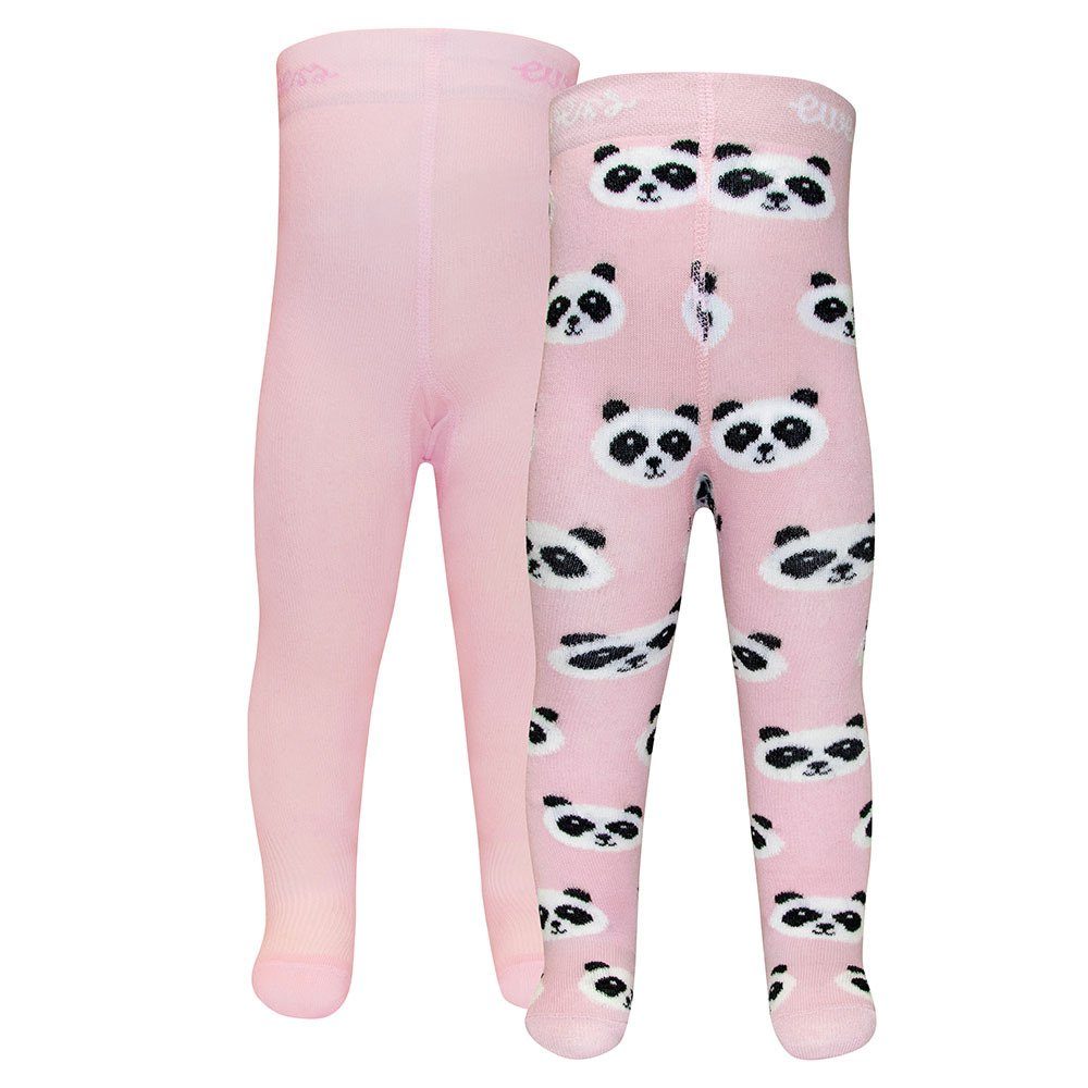 (2 Strumpfhose St. Strumpfhose hoher Panda Baumwollanteil 2er-Set) Ewers