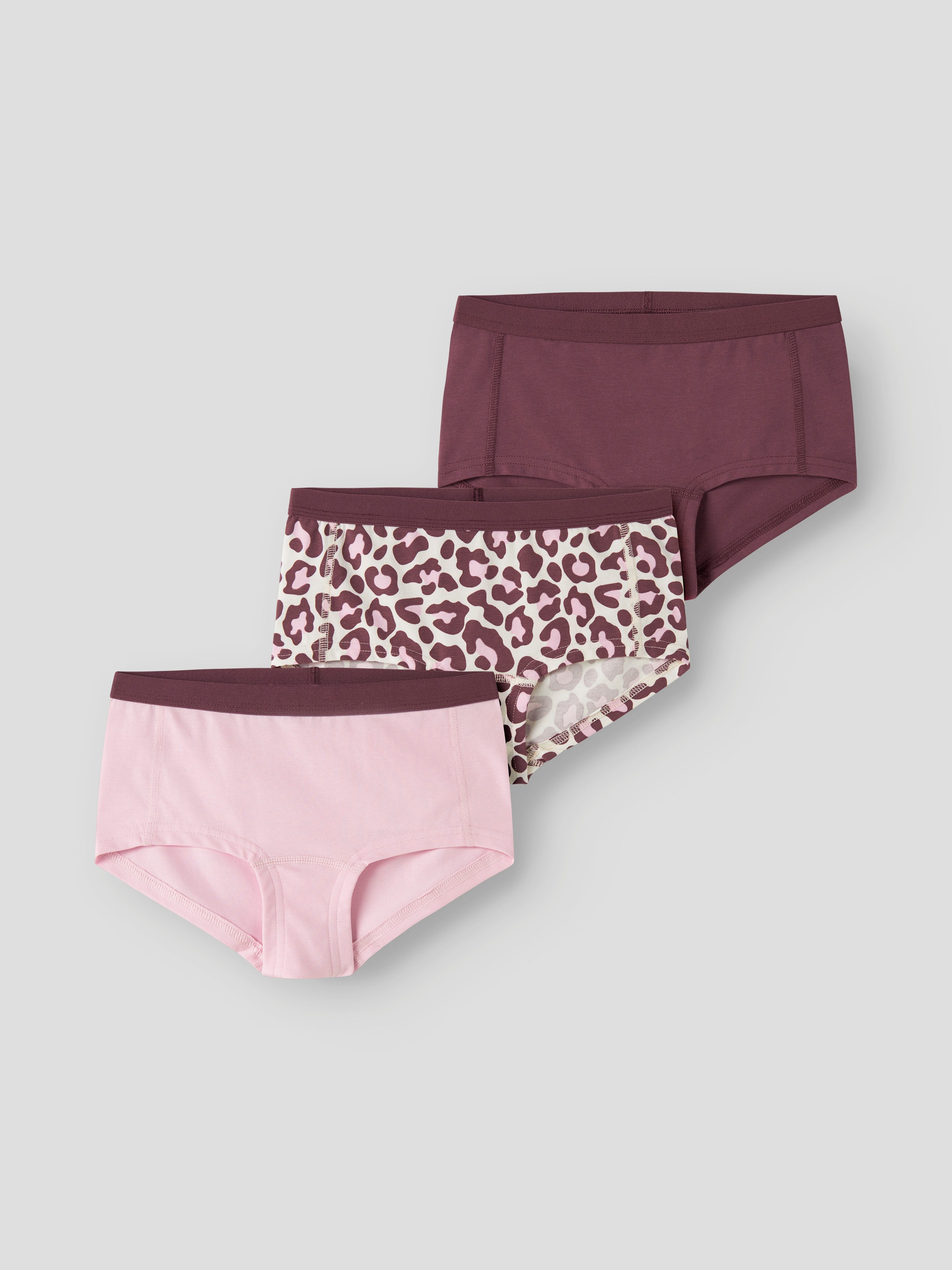 Name It Hipster NKFHIPSTER 3P LEO NOOS (Packung, 3-St) Baumwollmischung, im 3-er Pack