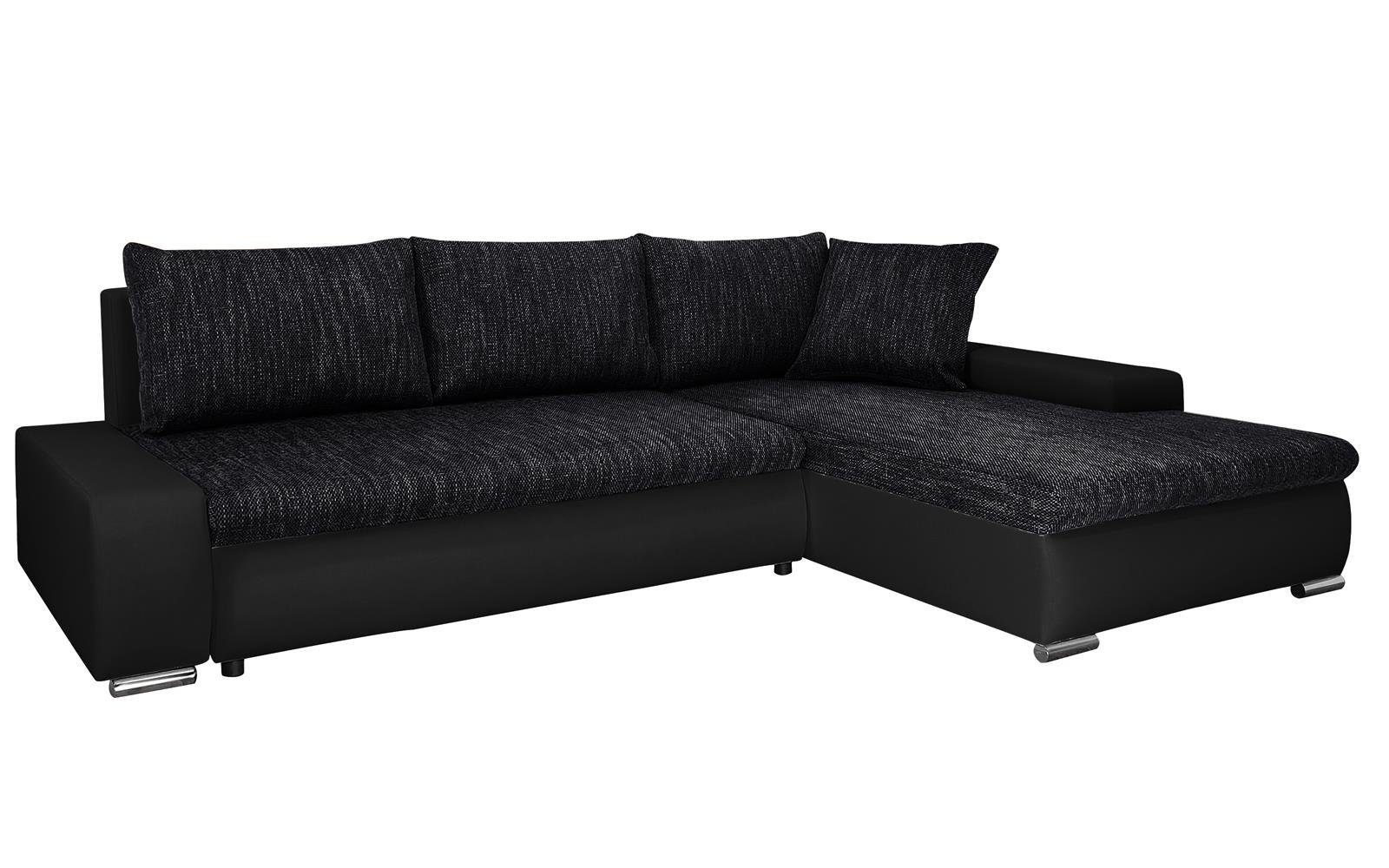 Beautysofa Polsterecke mit Schlaffunktion Teo L, günstig online kaufen