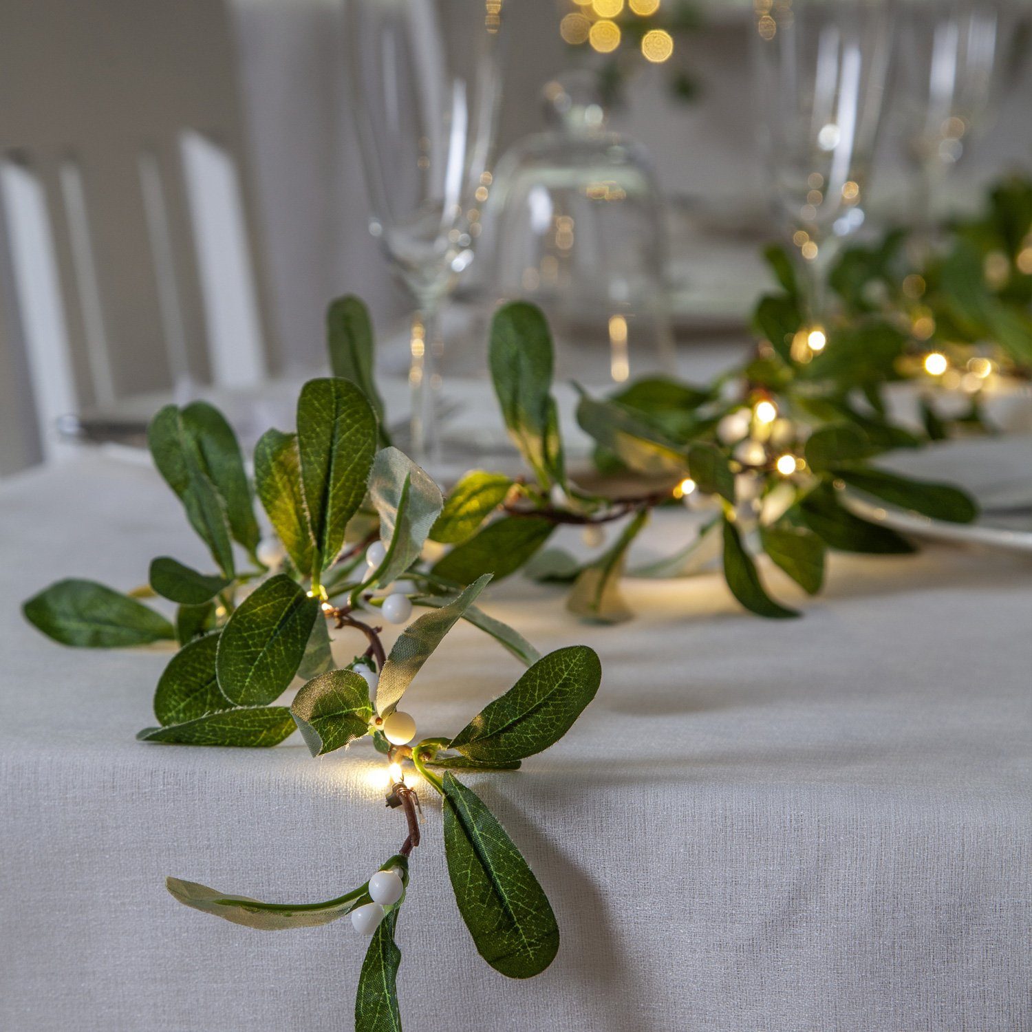 STAR TRADING LED-Lichterkette LED Mistelgirlande Tischdeko Advent 20 LED L: günstig online kaufen