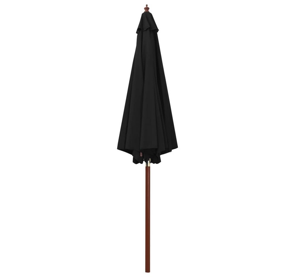 Thumbnail - vidaXL Sonnenschirm Sonnenschirm mit Holz-Mast 300x258 cm Schwarz