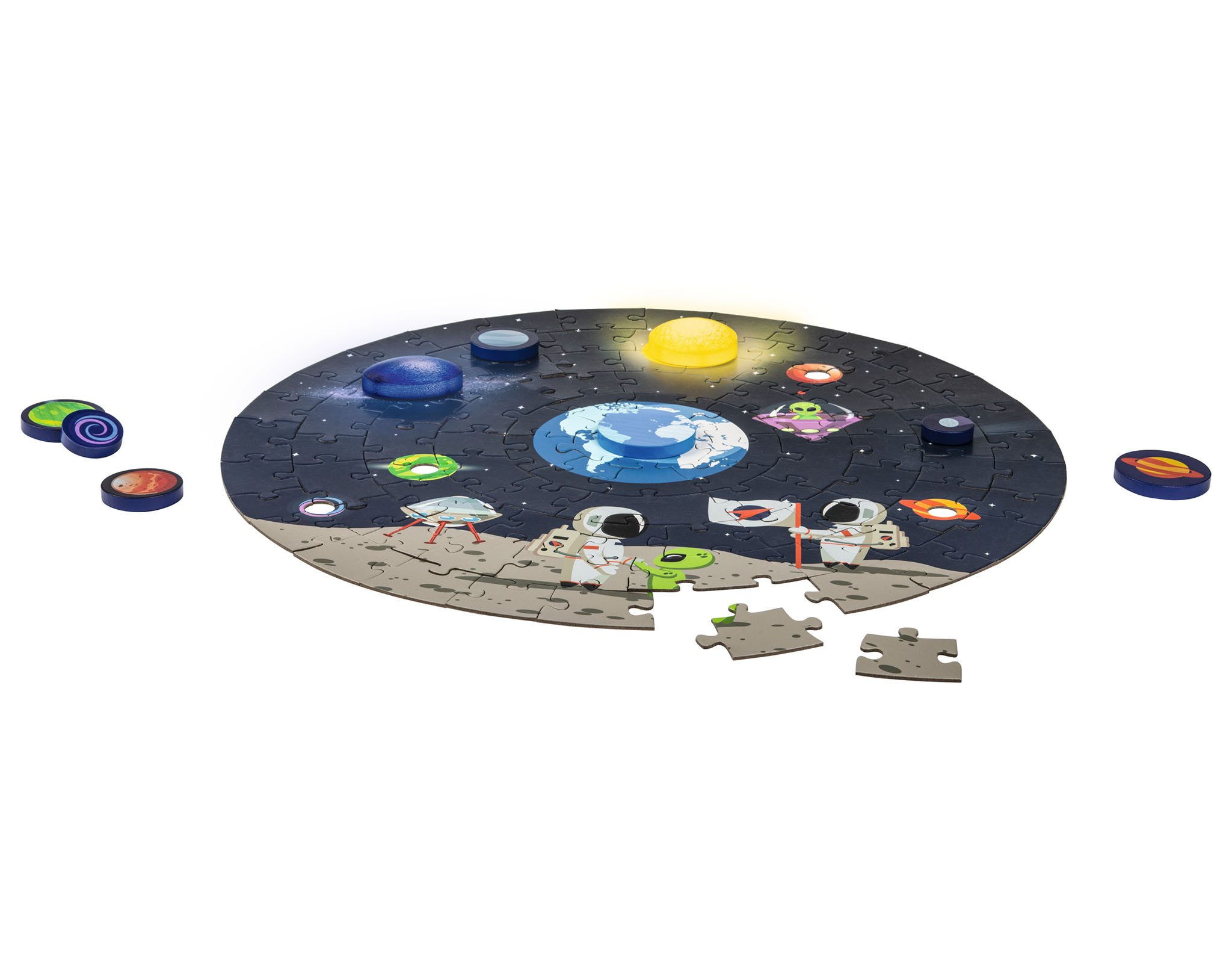 Playtive LED Dekoobjekt Playtive Puzzle Weltall günstig online kaufen