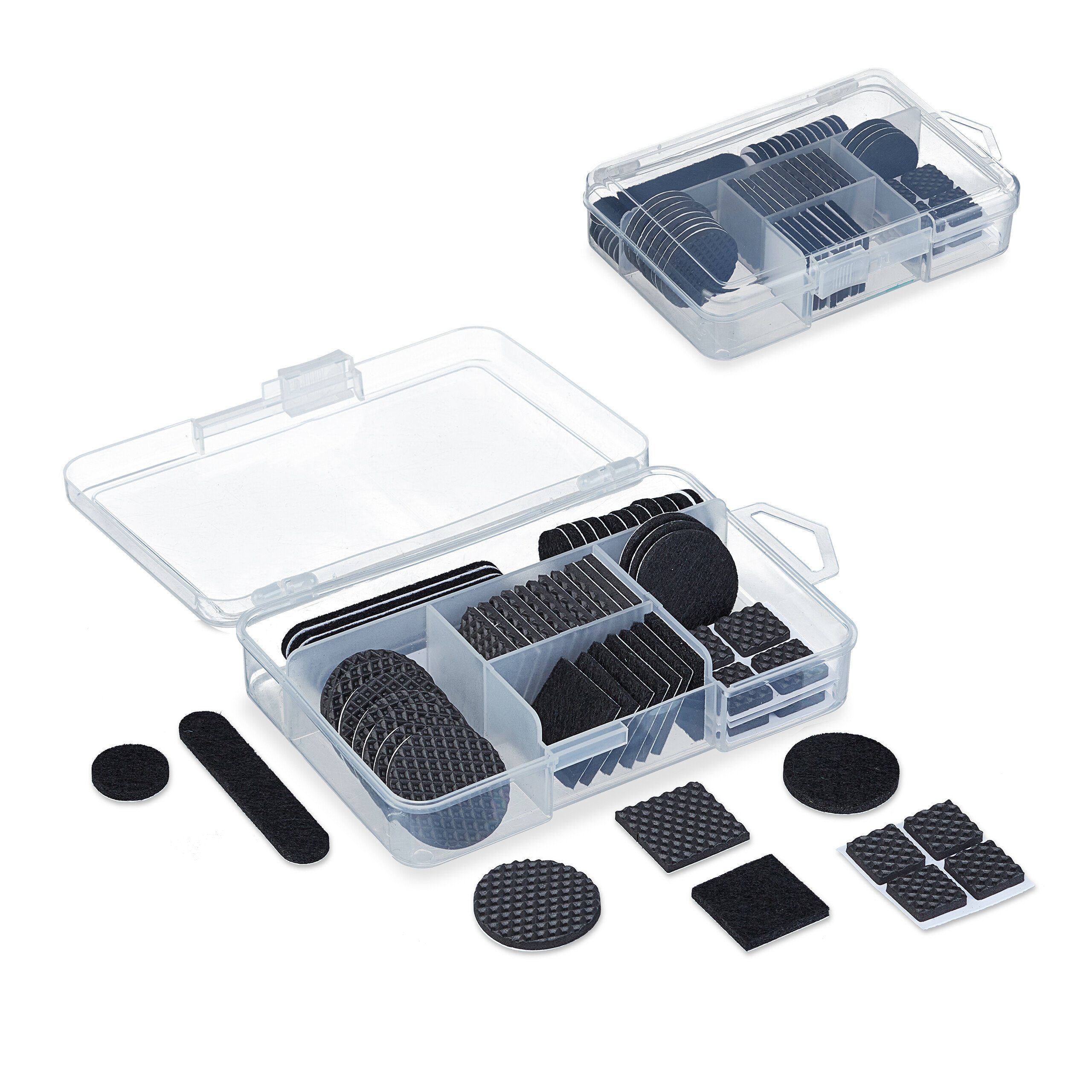 Möbelfuß Möbelgleiter Filz & EVA 136er Pack