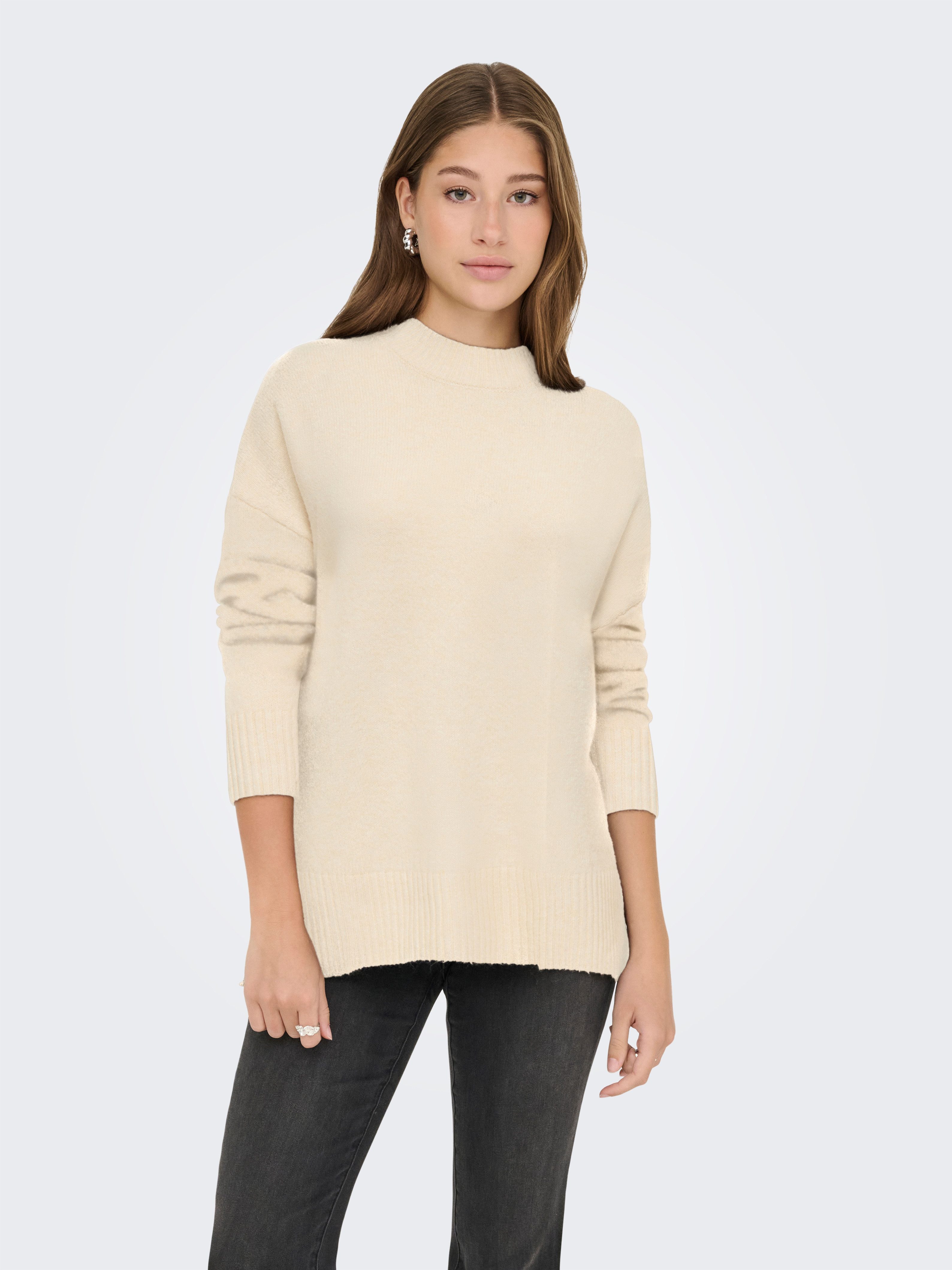 ONLY Strickpullover ONLHAZEL LS HIGHNECK OVERS günstig online kaufen