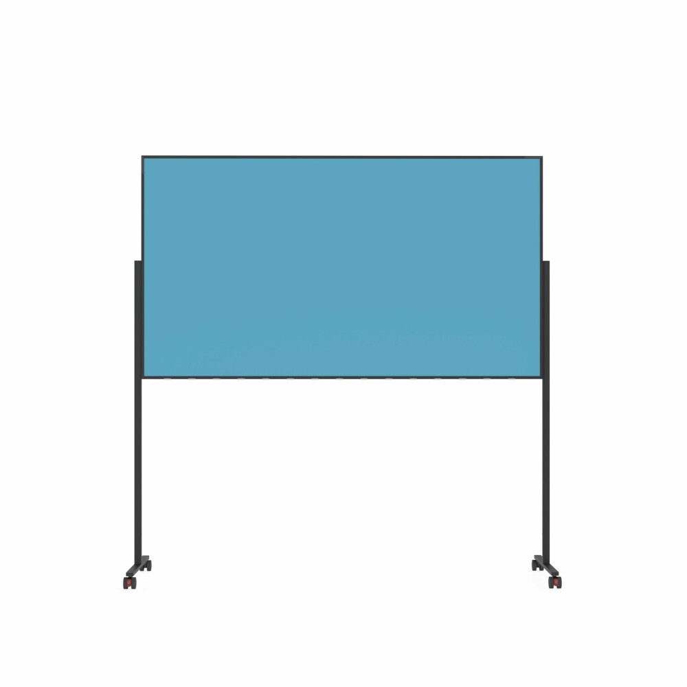 magnetoplan® Anzeigetafel Präsentationswand VarioPin - 100x180cm - Türkis - mobil & praktisch (1-St)