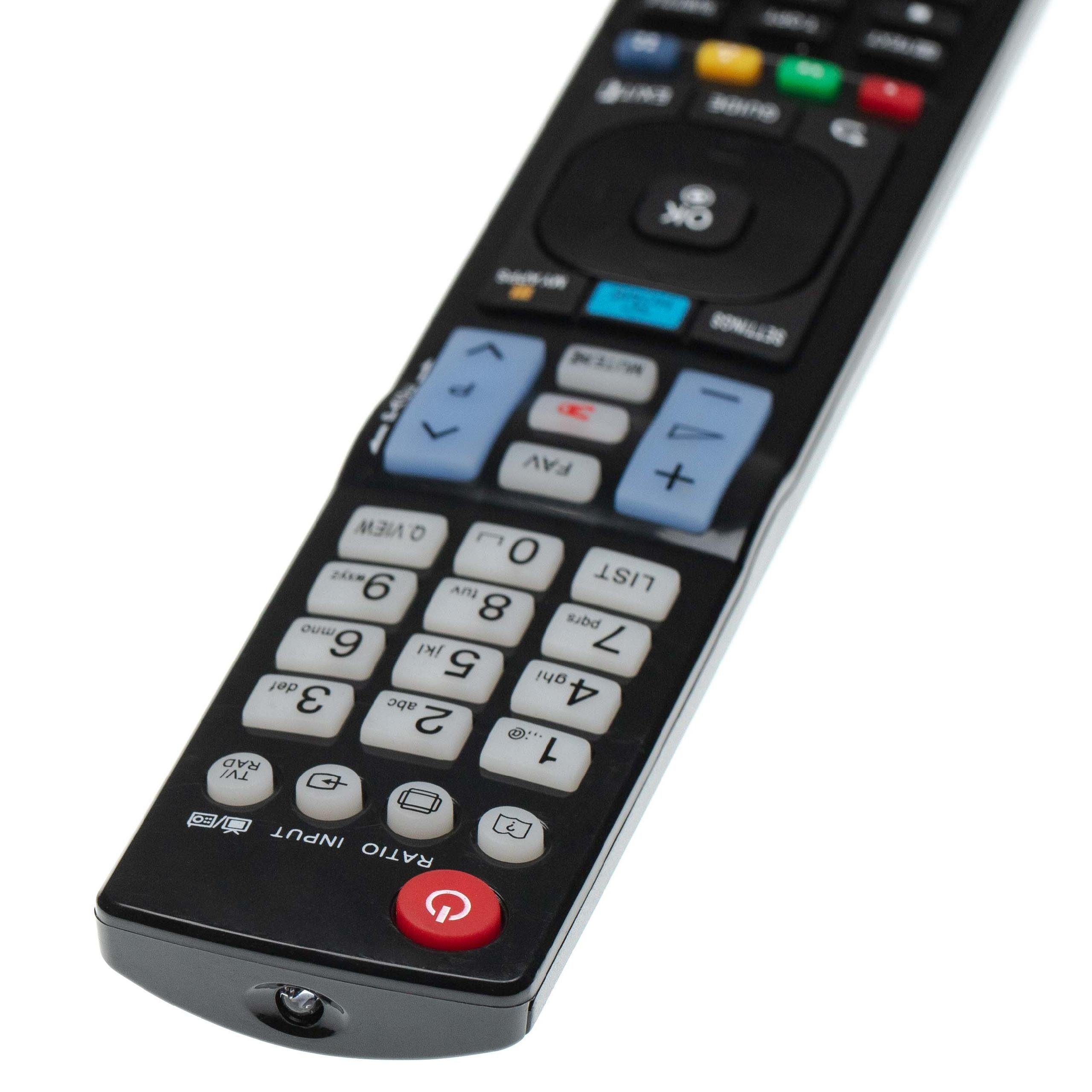 vhbw Fernbedienung (passend für LG 50PN450B, 50PM6700, 50PM670T, 50PM970T, 56LM6600, 60PM680T, 65LM6200 TV, Video Audio & Konsole)