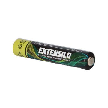 Extensilo 10x Alkaline Batterien Typ AAAA LR61 Batterie