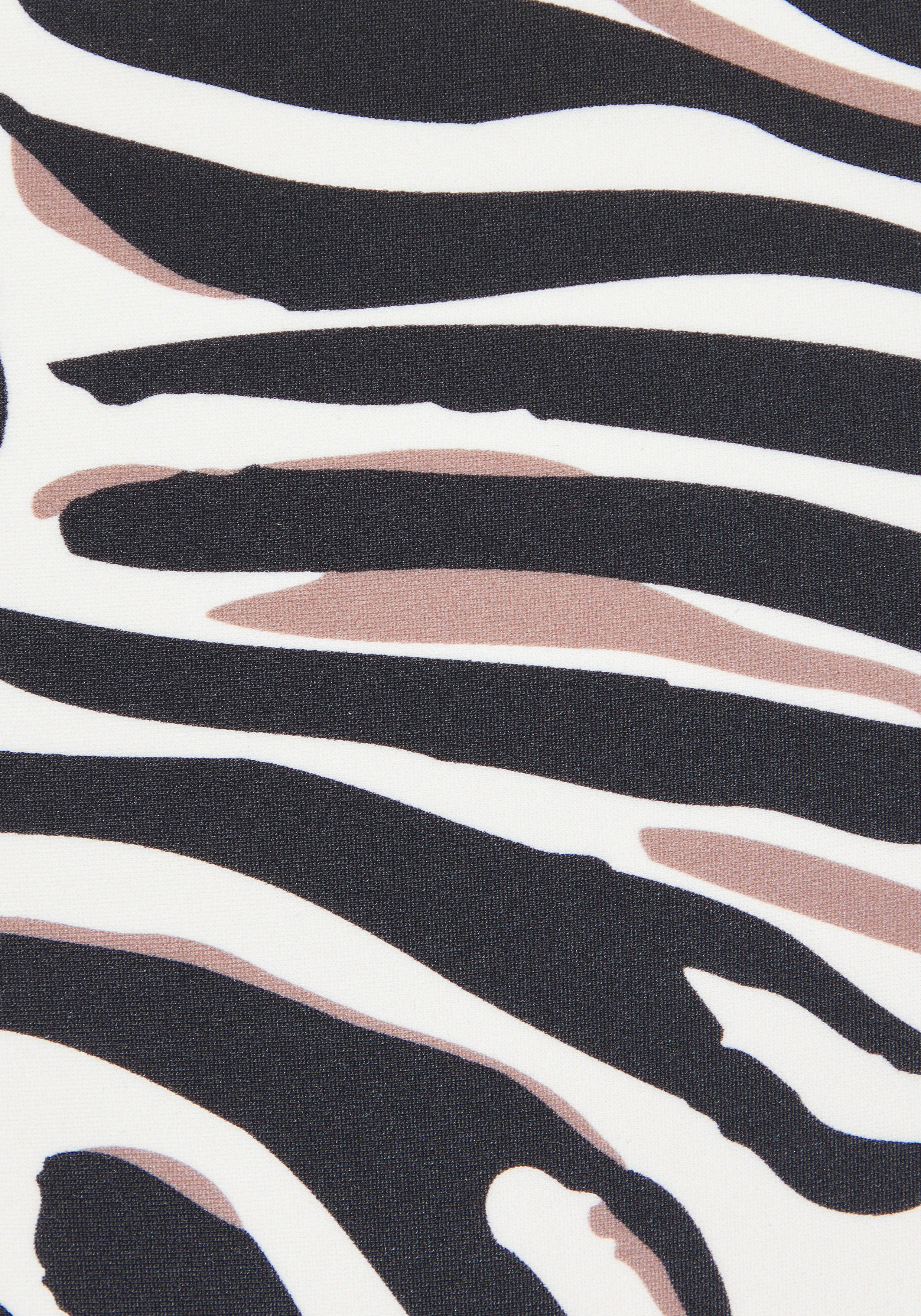 LASCANA Bikini-Hose Debbie mit abstraktem Animal-Print