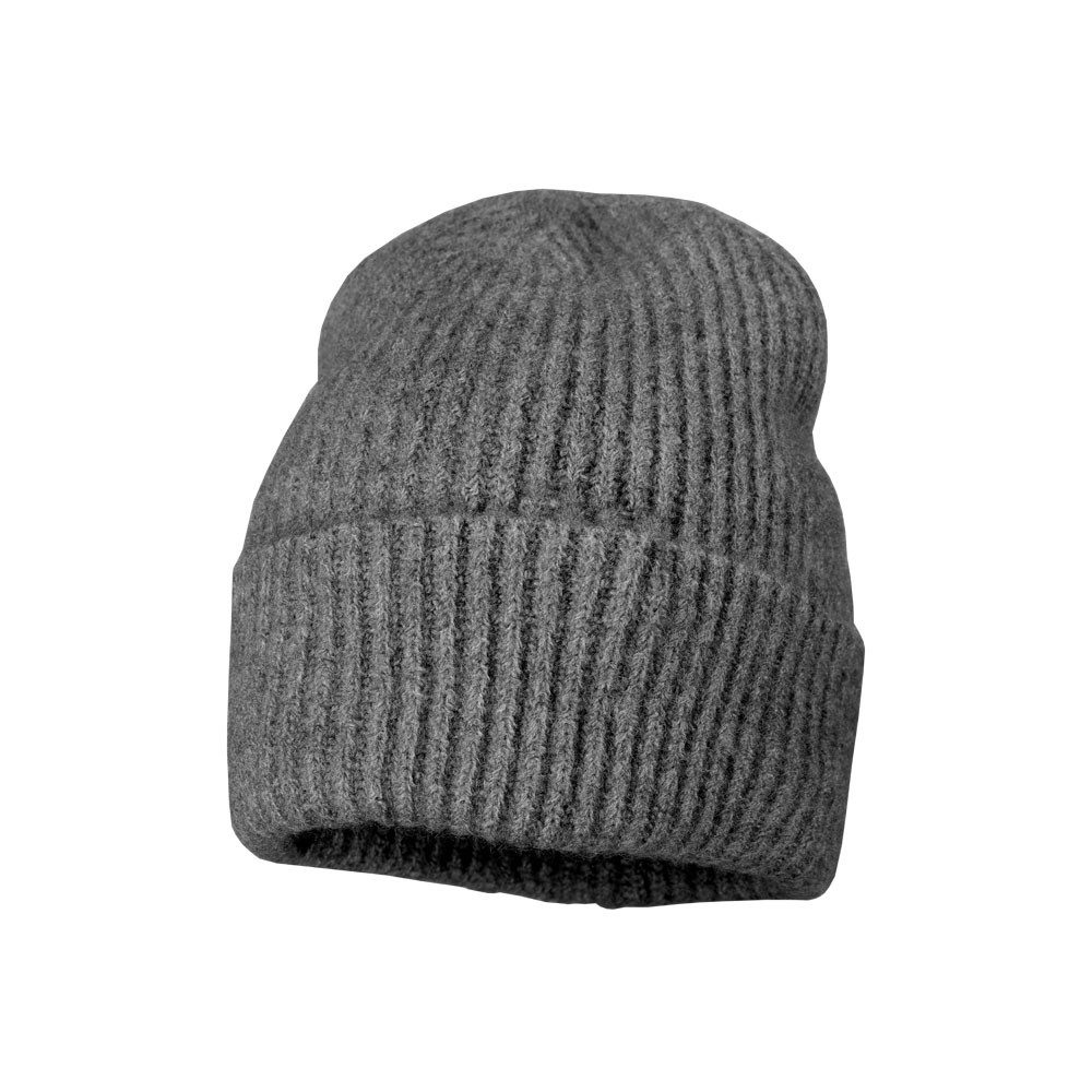 CAPO Strickmütze Dezente Melange-Töne, Grobstrick