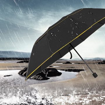 REDOM Sonnenschirm Regenschirm Faltbar Schirm Taschenschirm Sonnenschutz groß Winddicht, 62-Zoll-Übergröße, Kurze Klappgröße, Golfschirm, Reiseschirm, Klappschirm