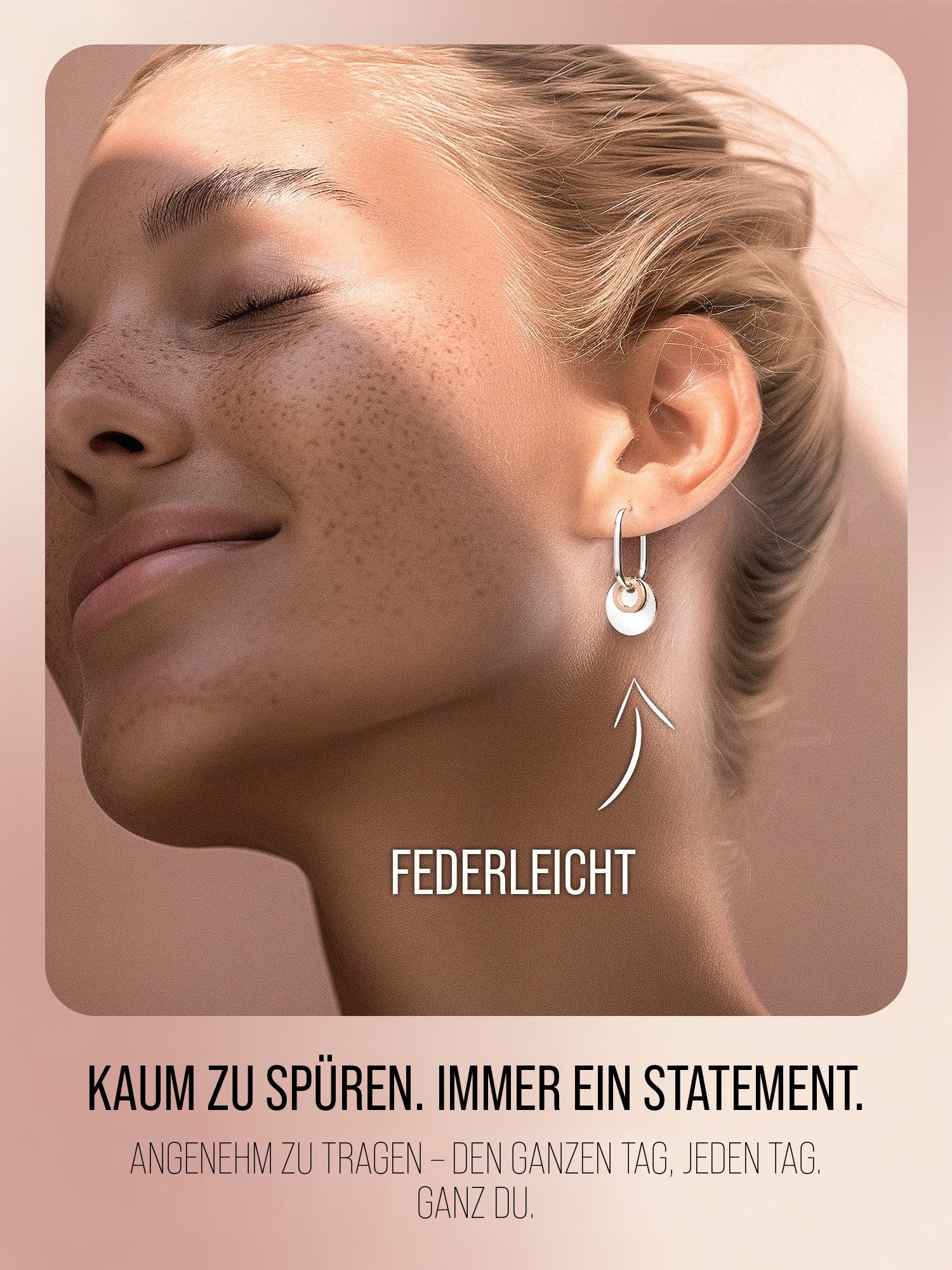 THIORA Paar Creolen Oasis Kollektion (inkl Schmuckbox) – Bild 5 von 5