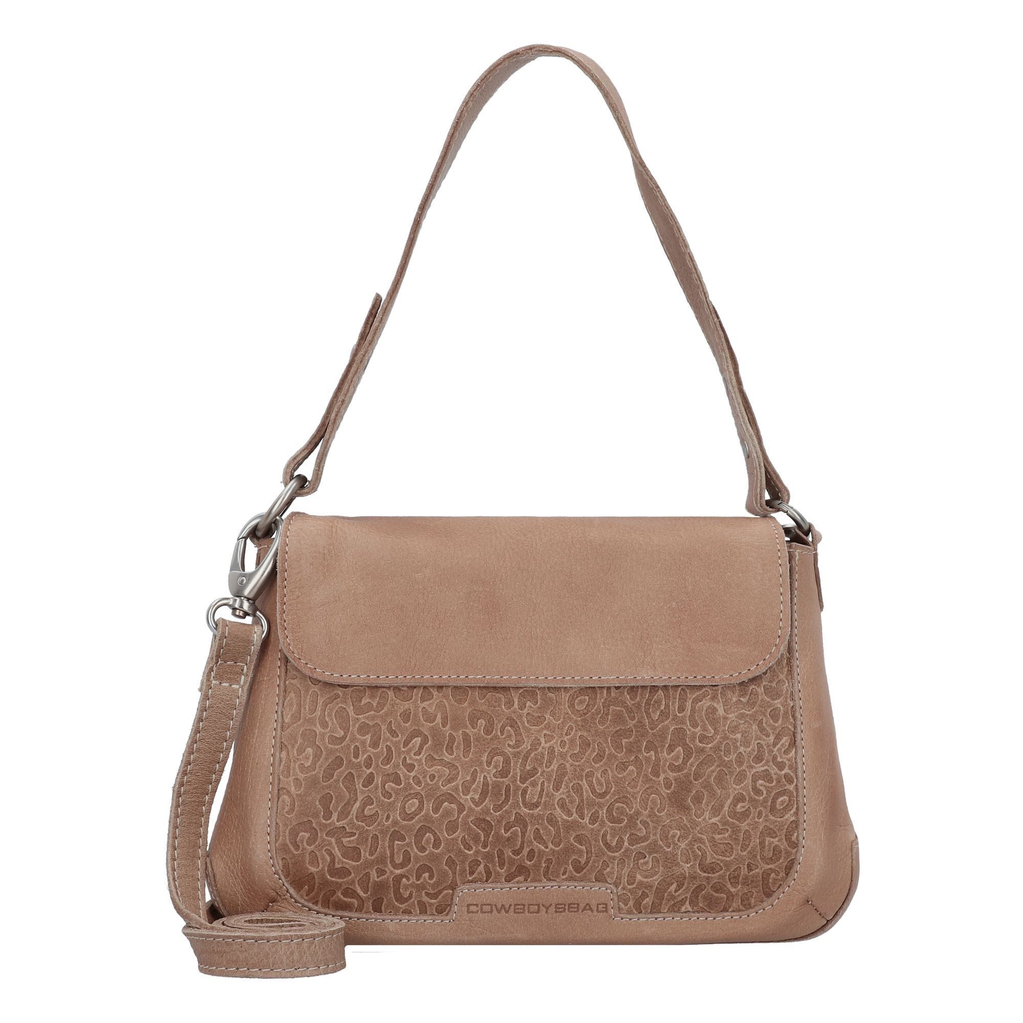 Cowboysbag Schultertasche Lovely leopard Leder Verschlussarten Magnetverschluss