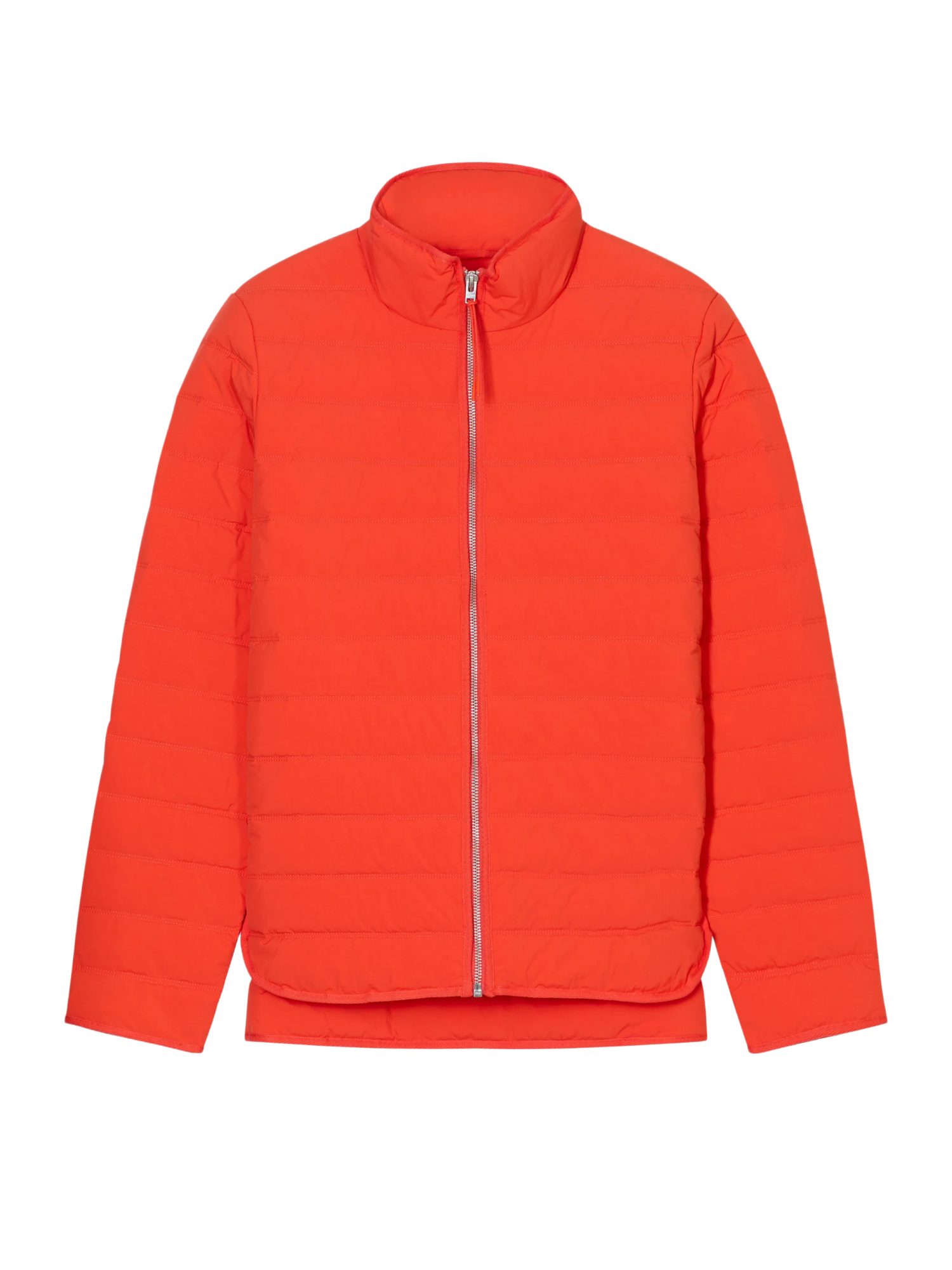 CLOSED Kurzjacke rot,Outdoor,Nylon,Unifarben,Stehkragen,Lang,Gerade