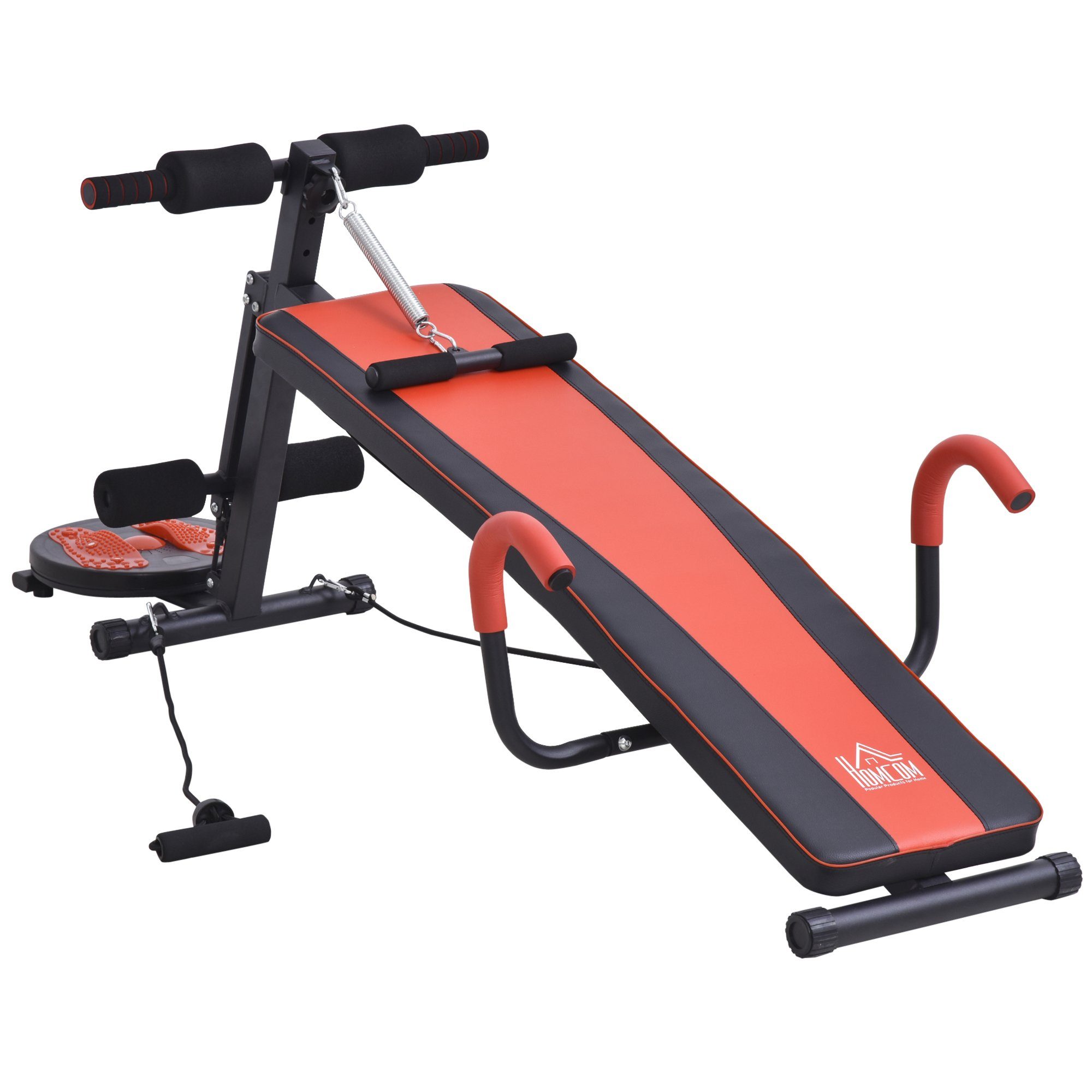 Sit-Up-Bank verstellbar Bauchtrainer HOMCOM