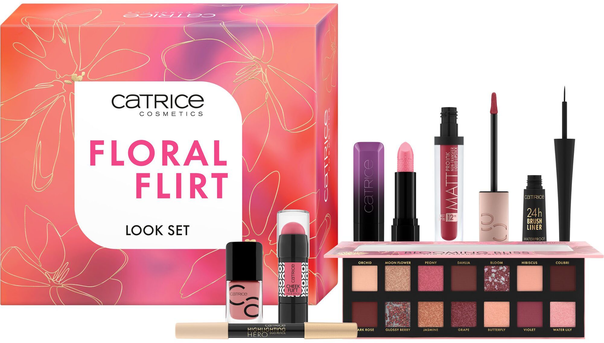 Augen-Make-Up-Set Floral Flirt Look Set