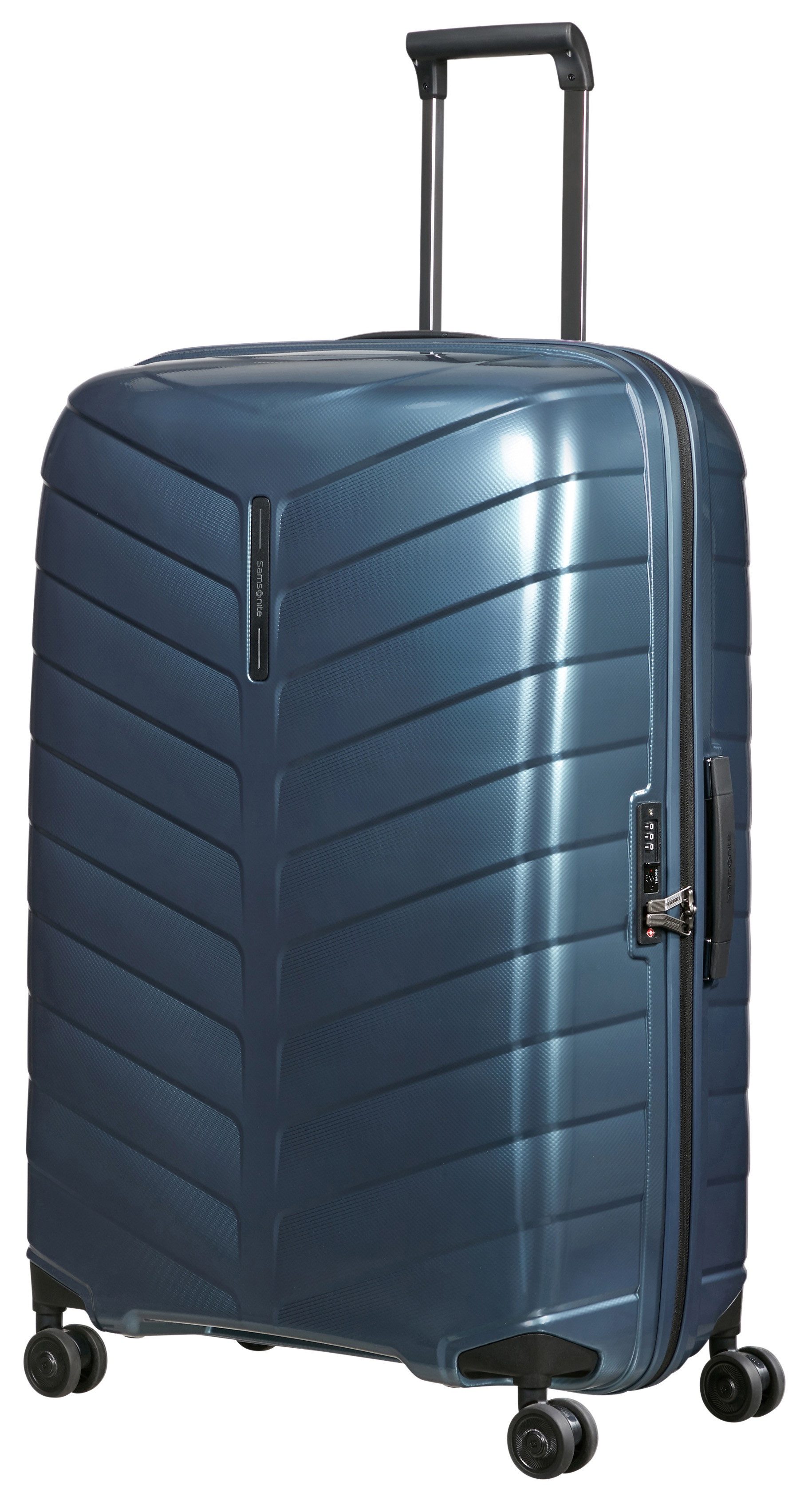 Samsonite Hartschalen-Trolley ATTRIX, verschiedene Größen und Farben, 4 Rollen, aus Polypropylen, mit Bodenfach, Reißverschlussfach und Tasche