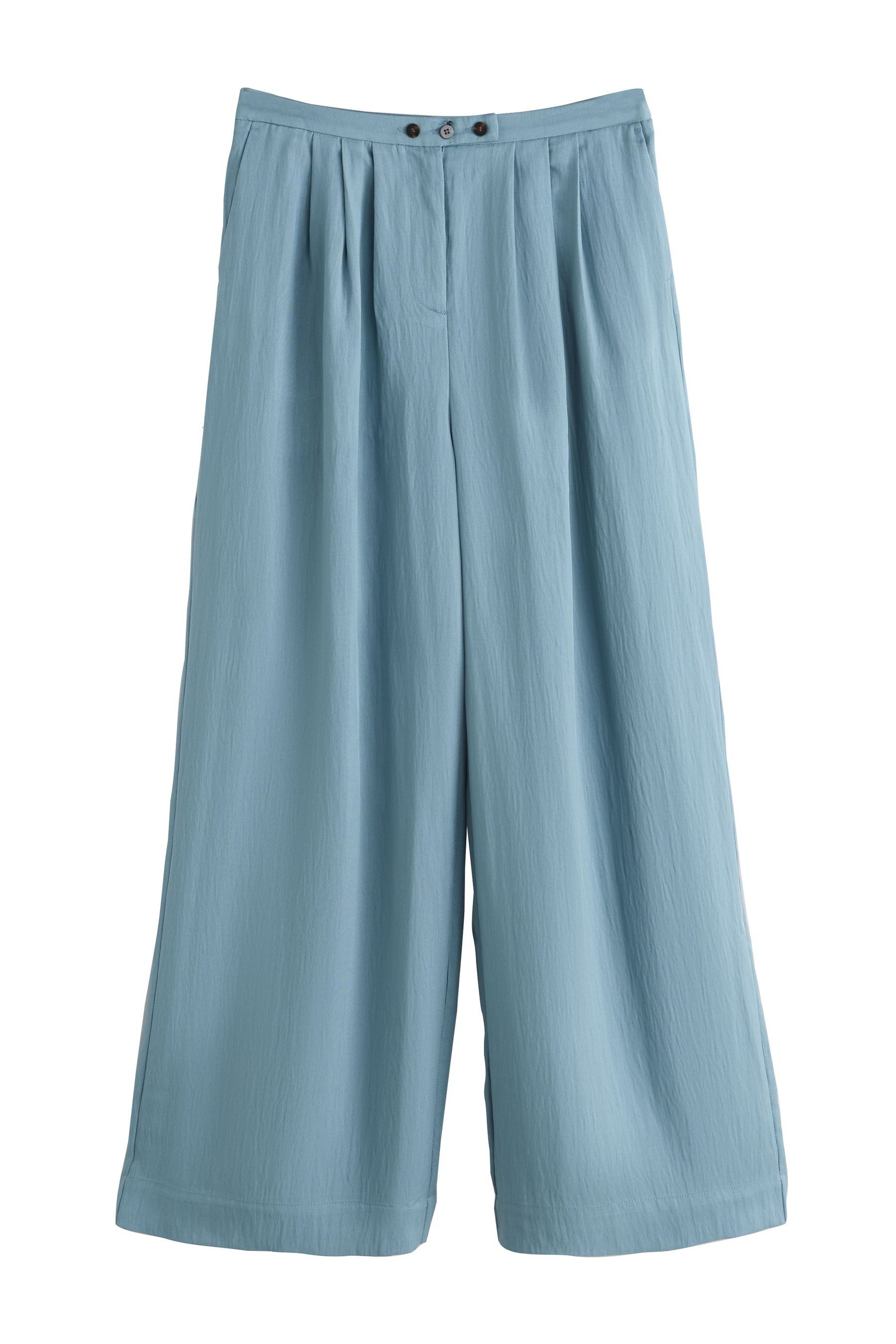 Next Bundfaltenhose Besonders weite Hose mit Bundfalten, Kurzgröße (1-tlg) günstig online kaufen