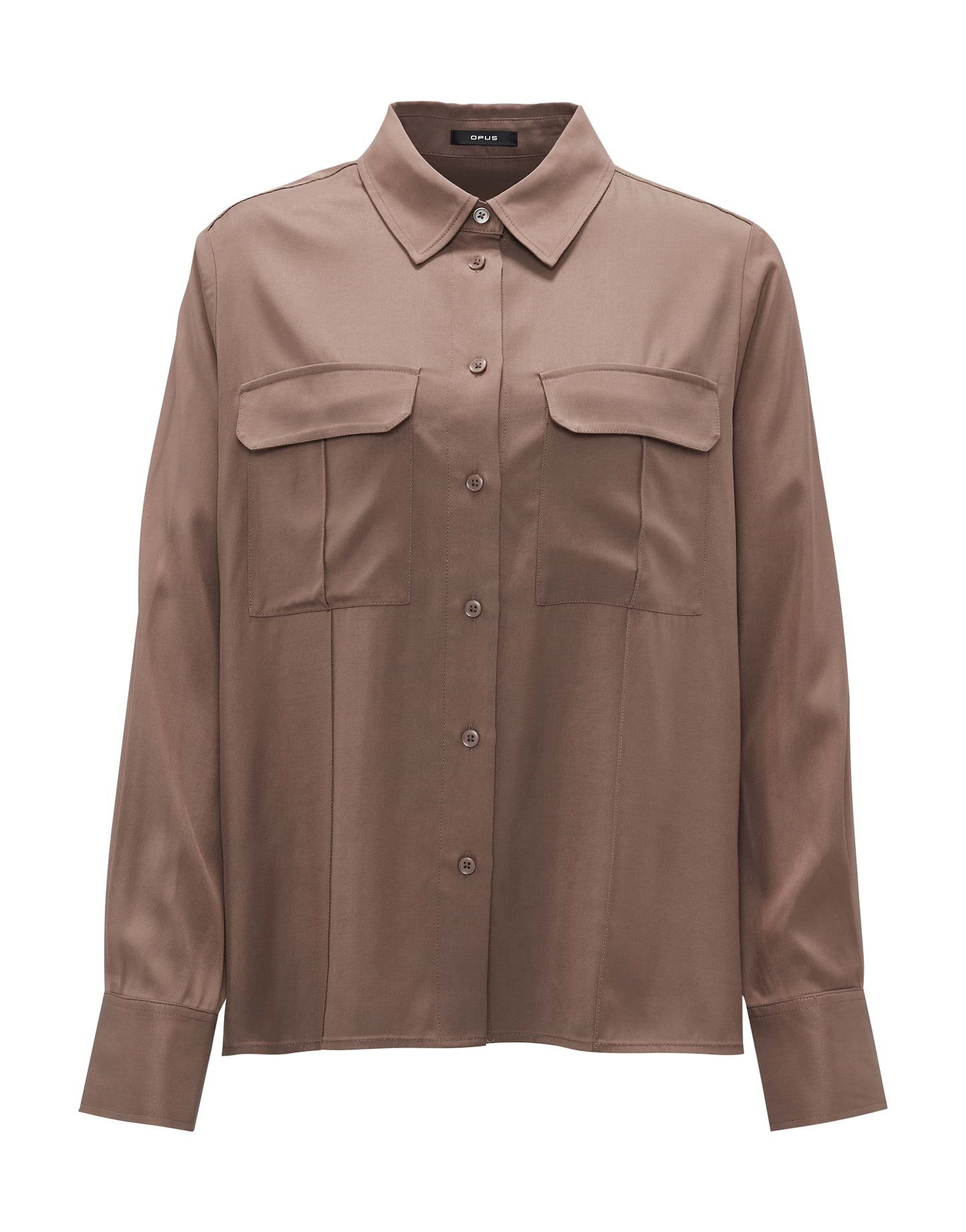 OPUS Hemdbluse Hemdbluse FLARA Loose aus schimmernder Viskose günstig online kaufen