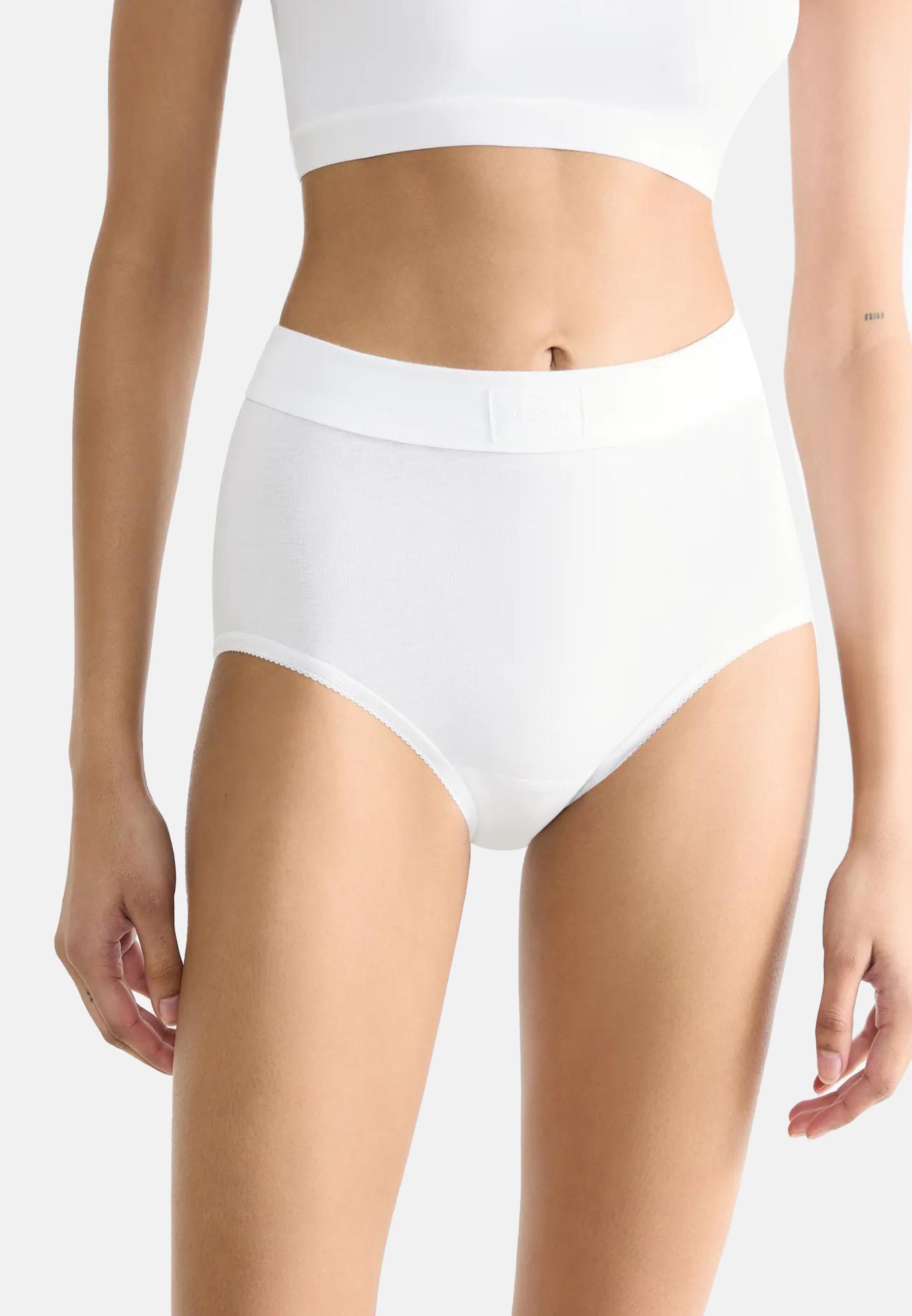 sloggi Maxislip 3er Pack Double Comfort T (Spar-Set, 3-St) Maxi Slip - Baumwolle - Atmungsaktiv